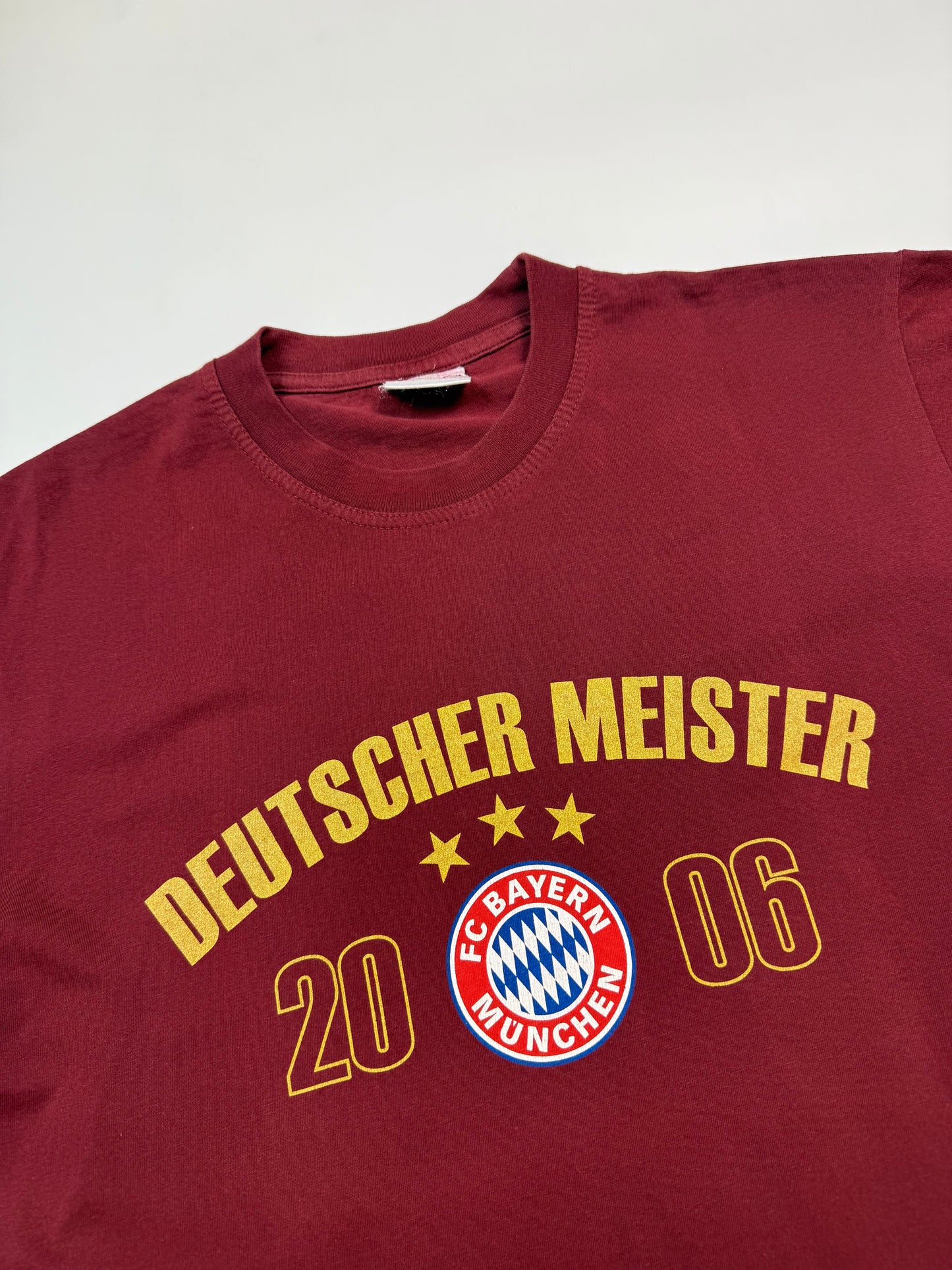 Vintage Bayern Munich 2006 graphic football tee (M)