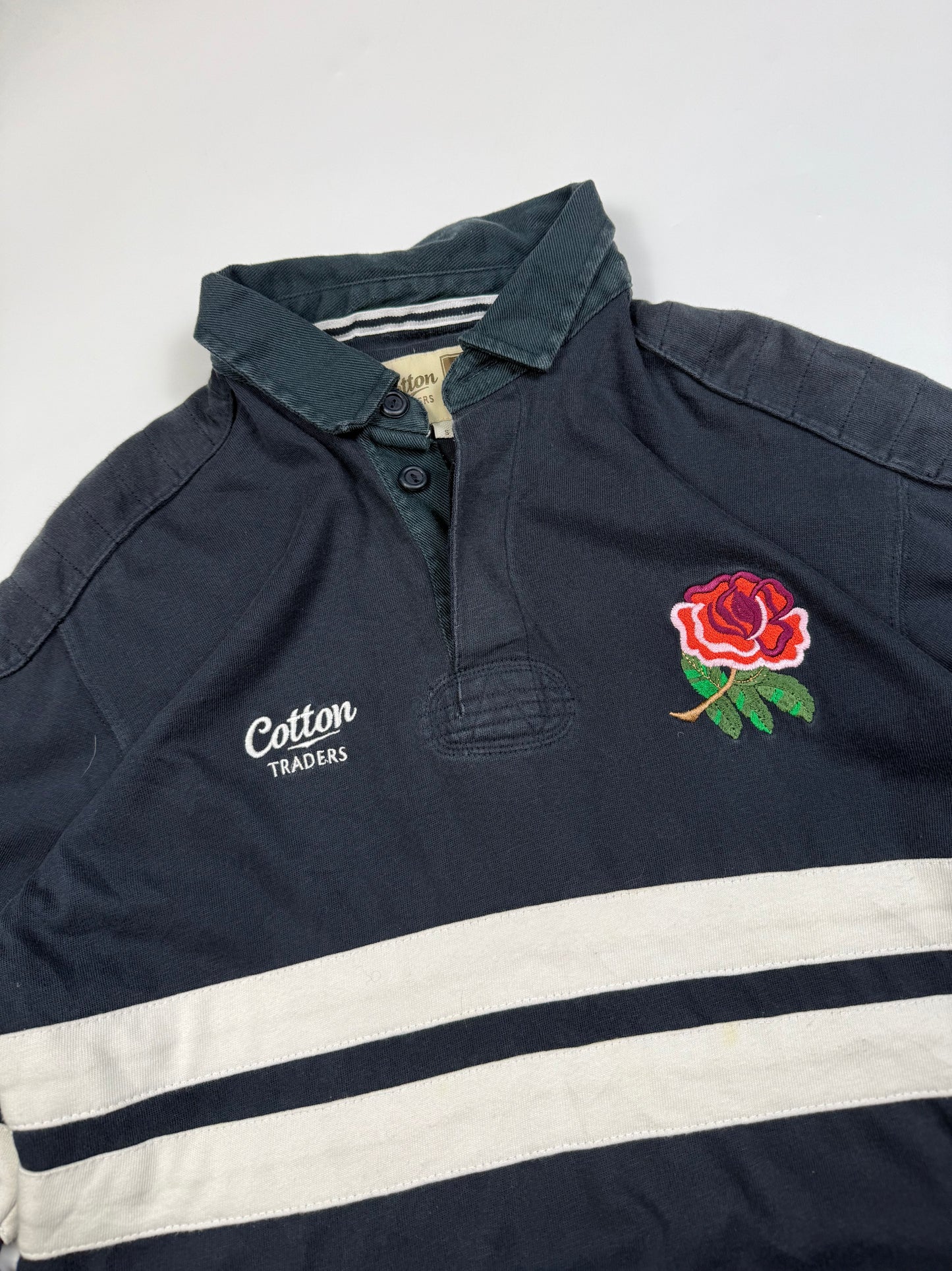 Vintage England Cotton Traders supporters rugby shirt (S)