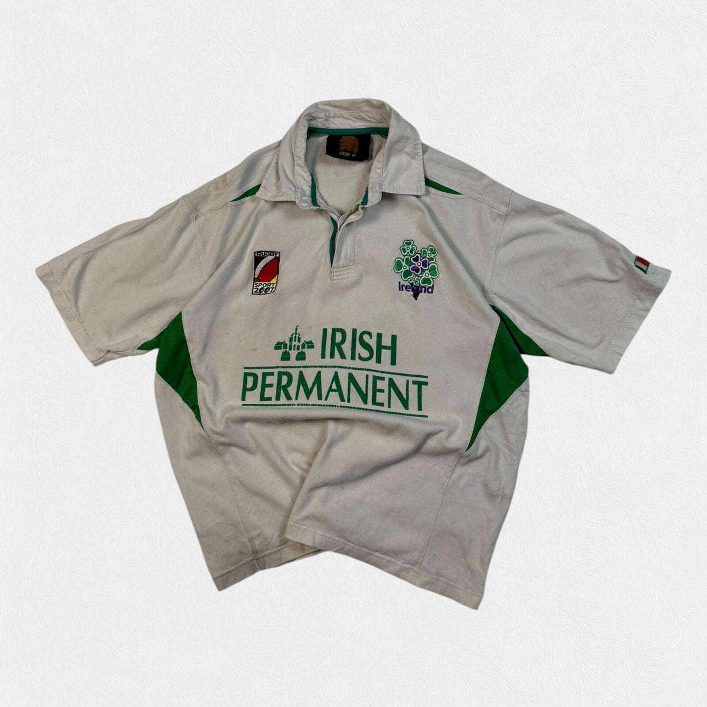 Vintage Ireland 2007 supporters rugby union shirt (L)
