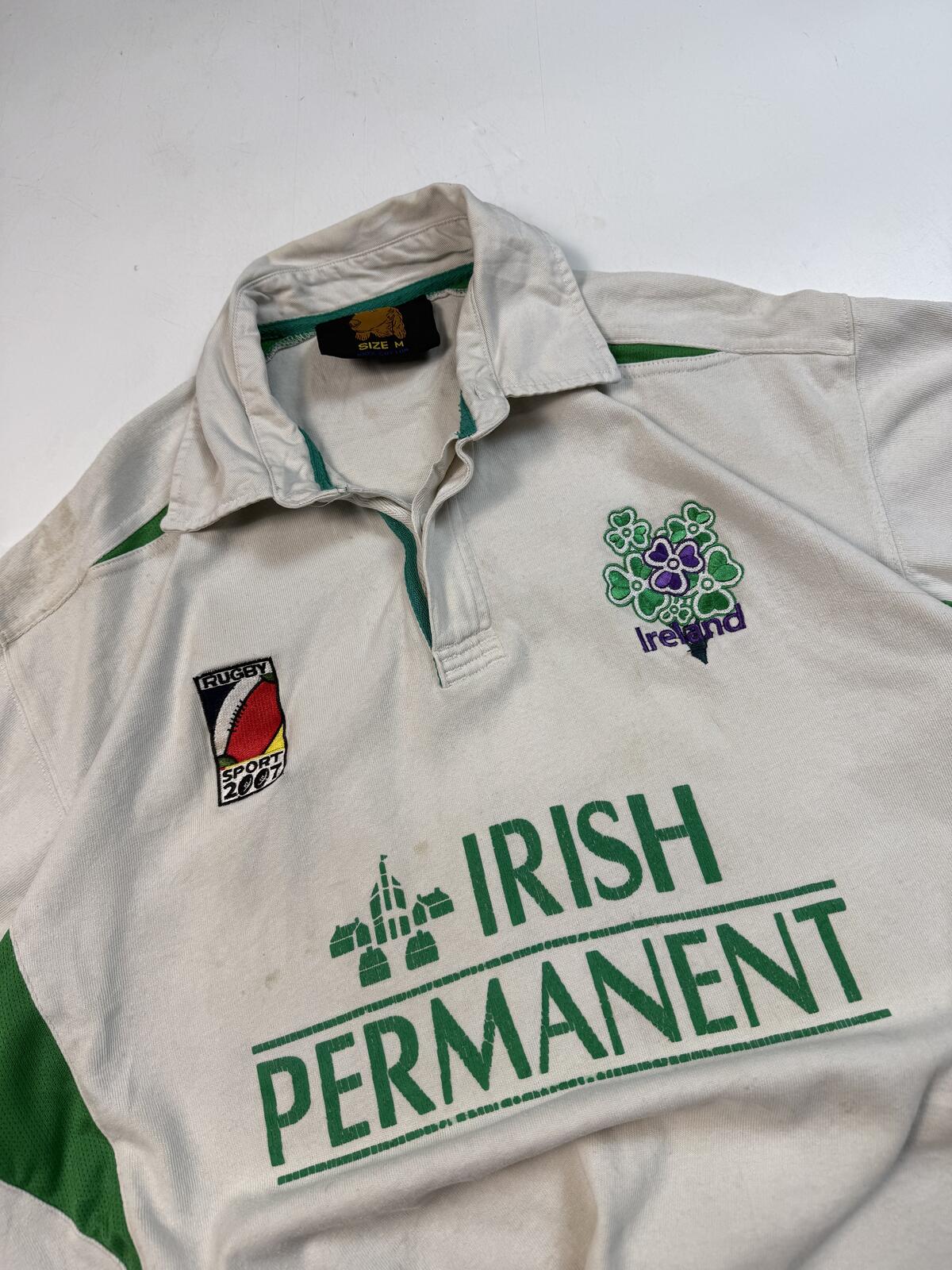 Vintage Ireland 2007 supporters rugby union shirt (L)
