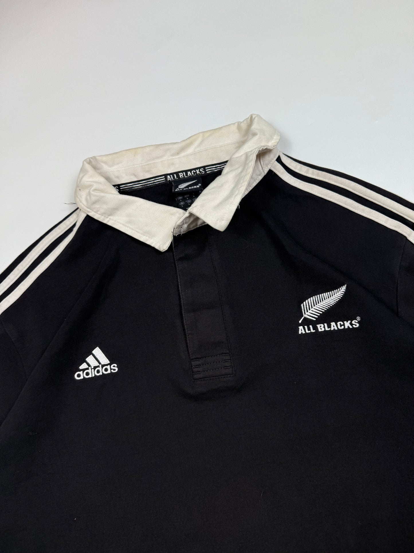 Vintage New Zealand 2008 Adidas rugby shirt (L)