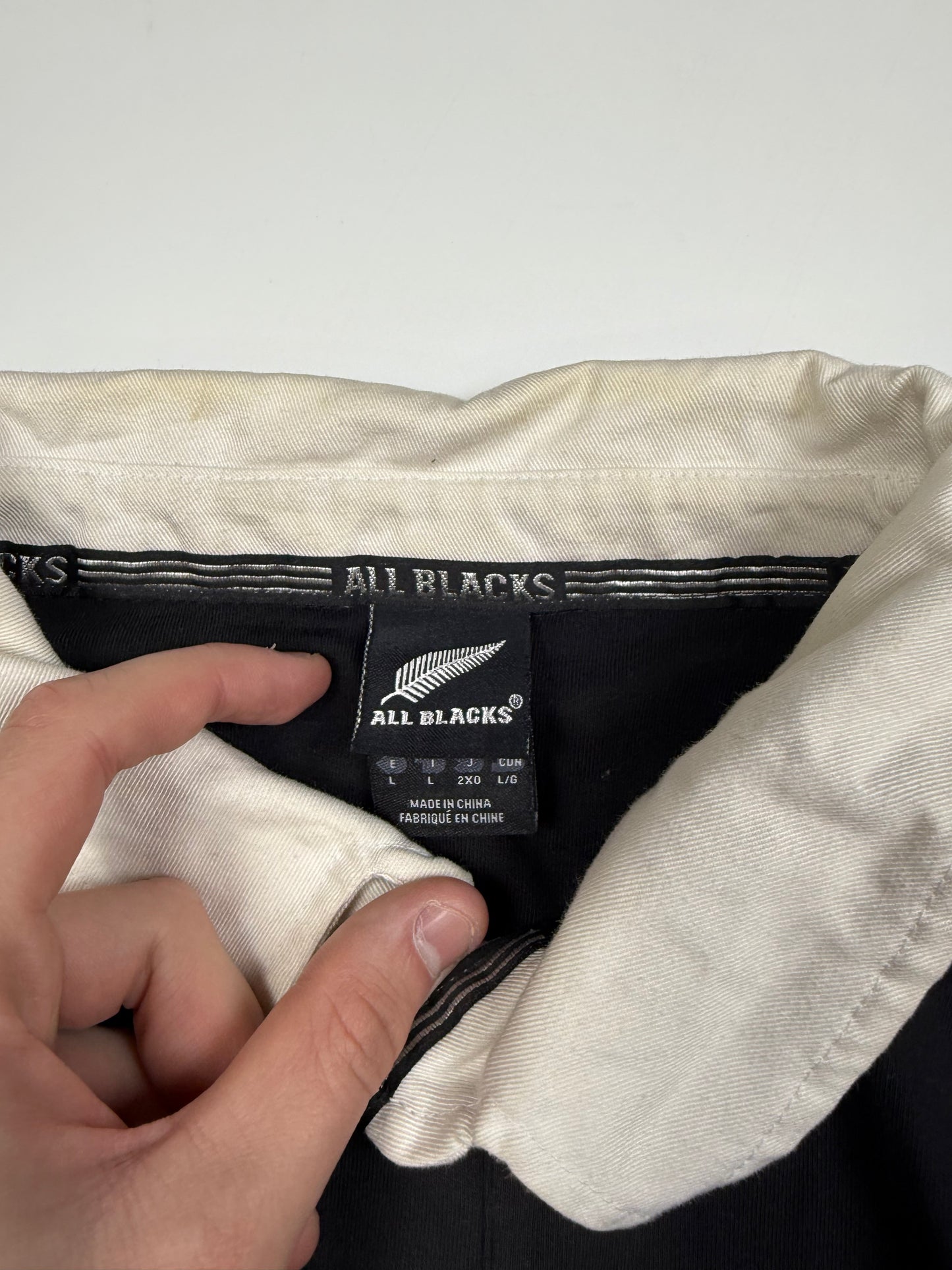 Vintage New Zealand 2008 Adidas rugby shirt (L)