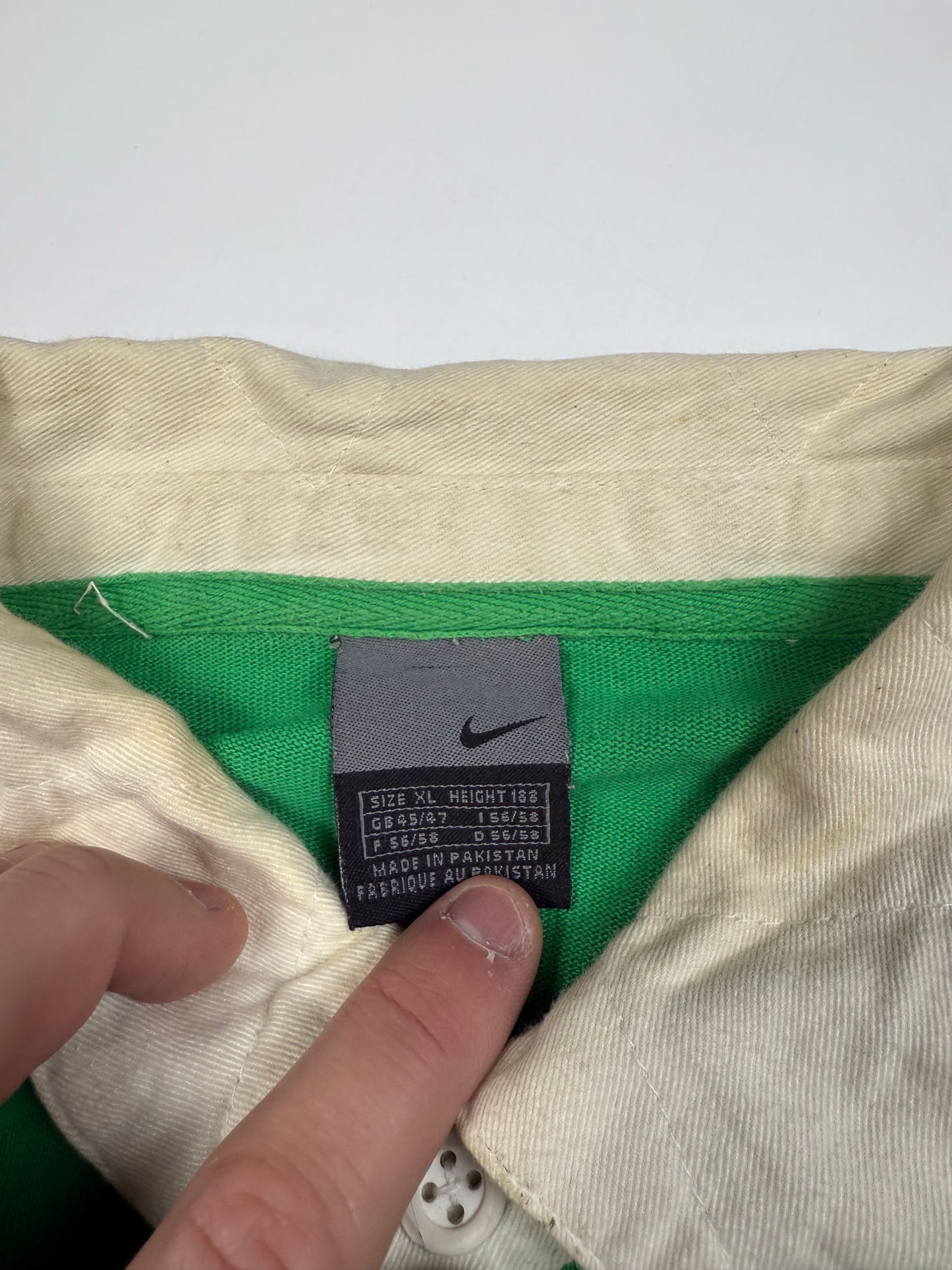 Vintage Ireland Nike supporters rugby union shirt (XL)