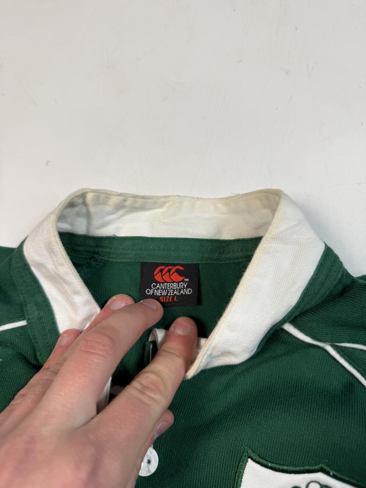 Vintage Ireland 2007/08 Canterbury rugby shirt (L)