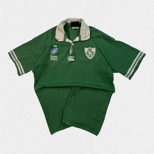 Vintage Ireland 2003 world cup Canterbury rugby shirt (M)