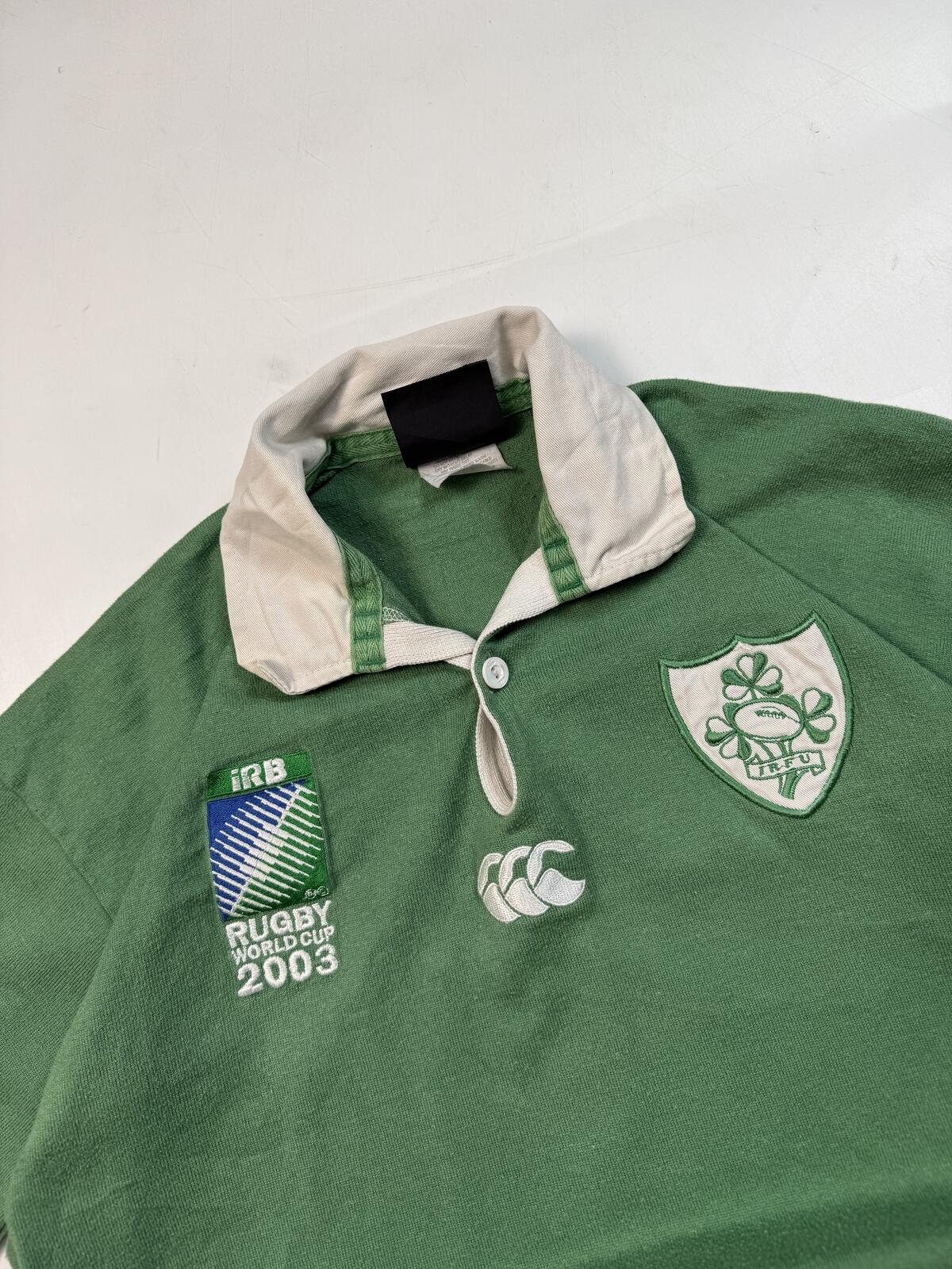 Vintage Ireland 2003 world cup Canterbury rugby shirt (M)