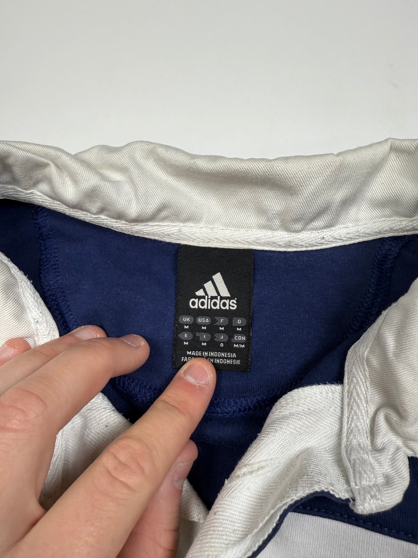 Vintage British & Irish Lions 2005 Adidas striped rugby shirt (M)