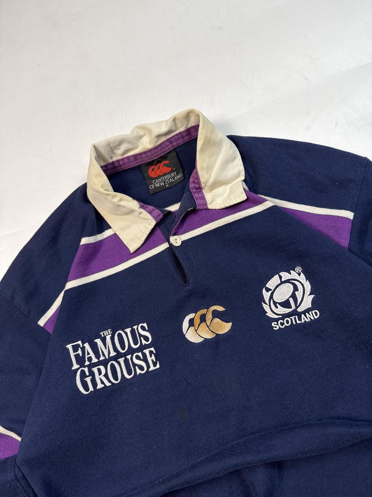 Vintage Scotland 2000-02 Canterbury rugby shirt (M)