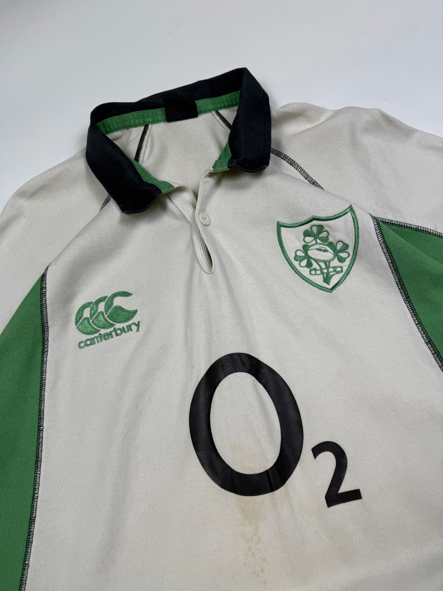 Vintage Ireland 2006/07 Canterbury away rugby shirt (L)