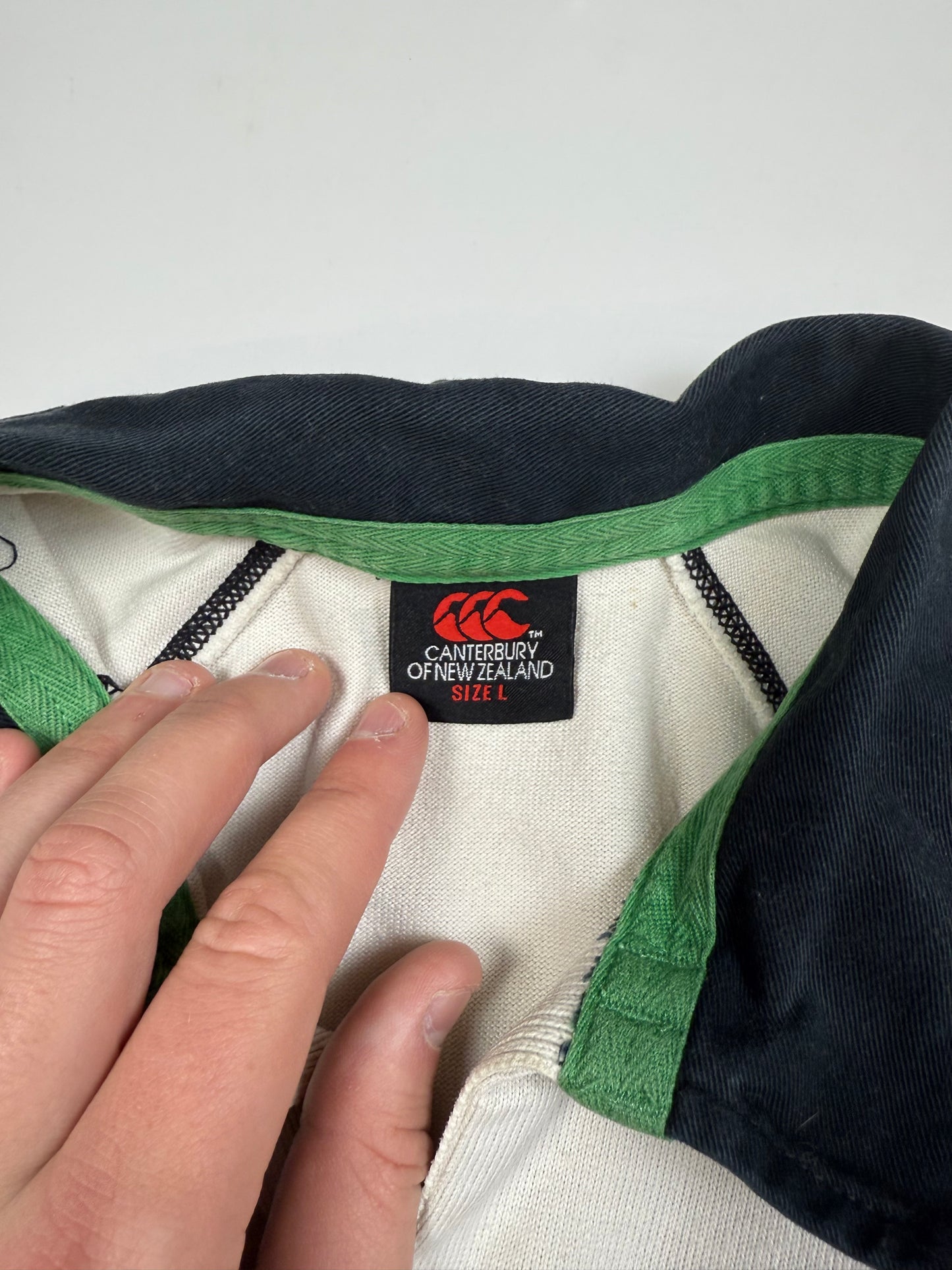 Vintage Ireland 2006/07 Canterbury away rugby shirt (L)