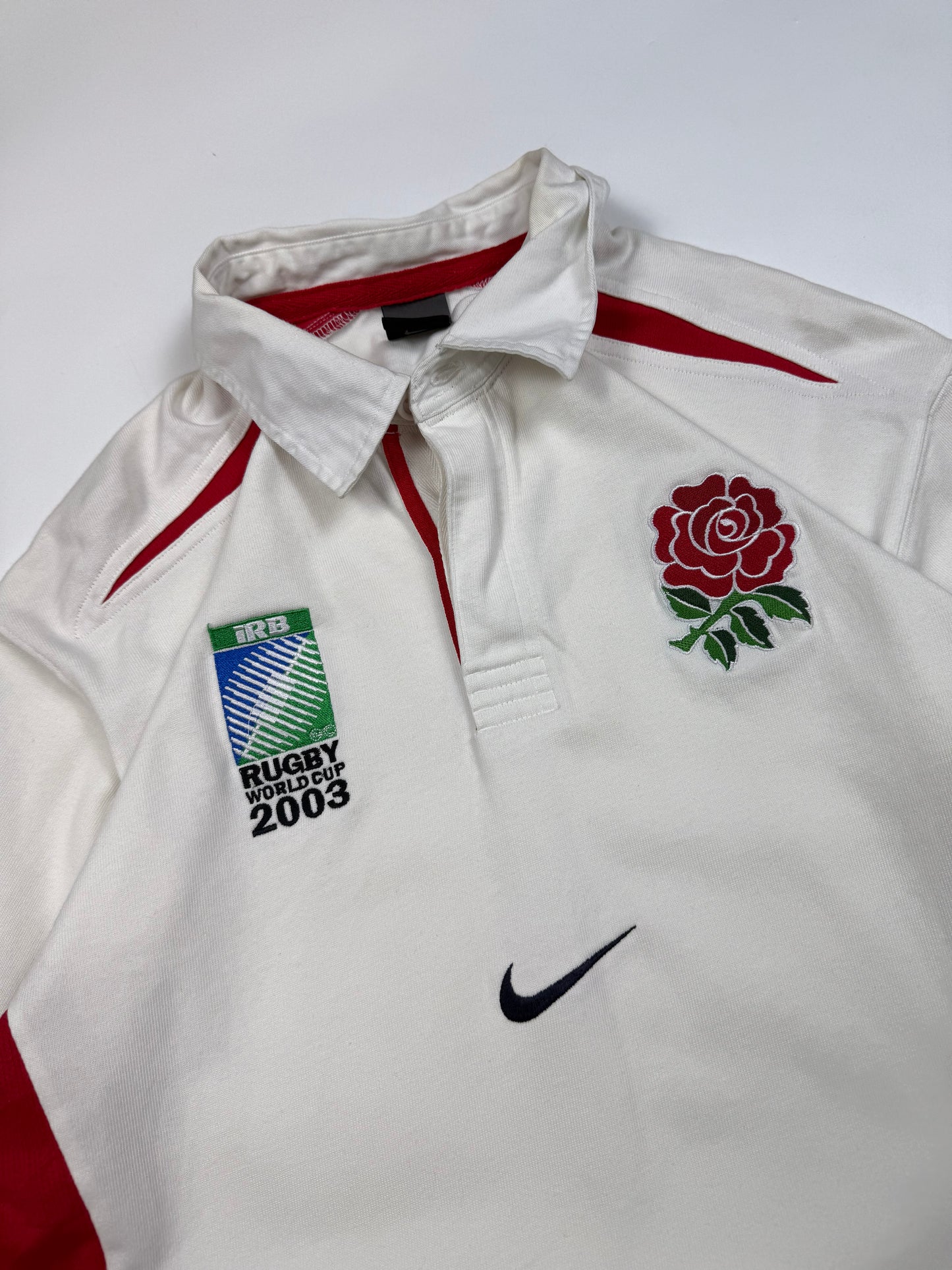 Vintage England Nike rugby world cup 2003 rugby shirt (XL)
