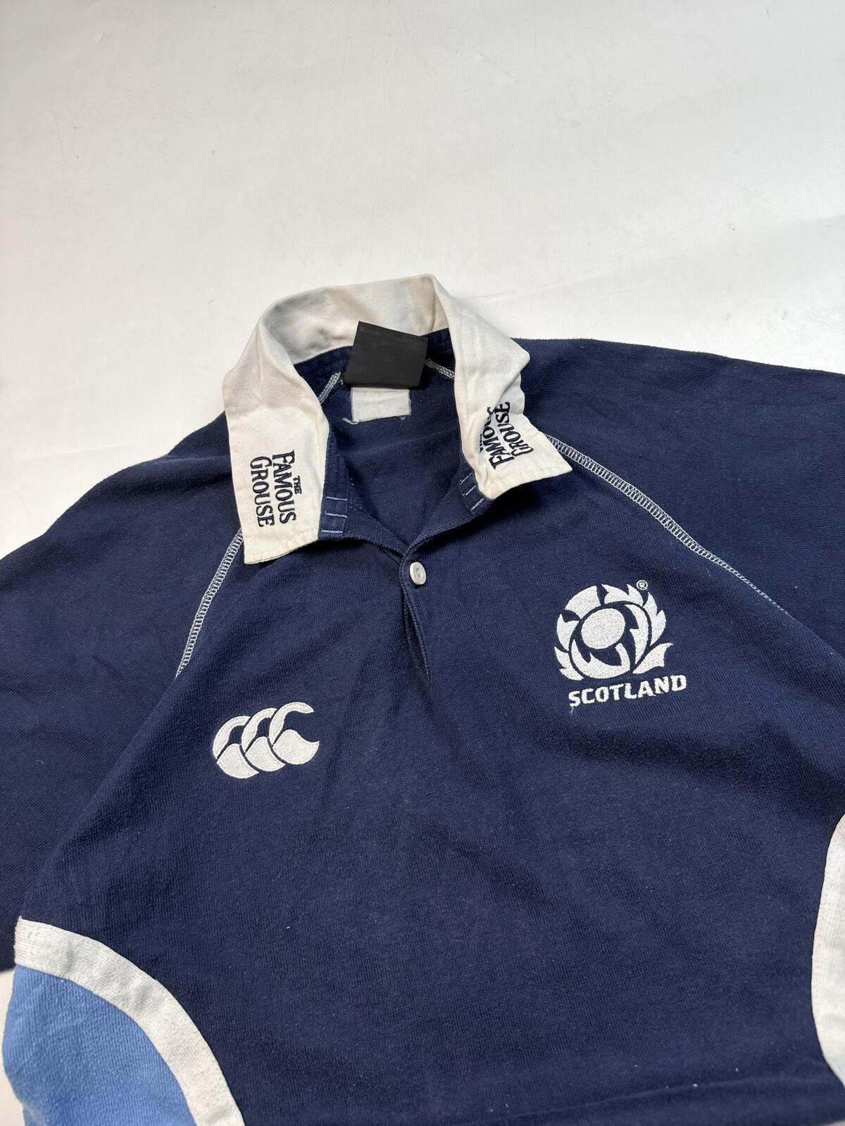 Vintage Scotland 2004/05 Canterbury training rugby shirt (L)