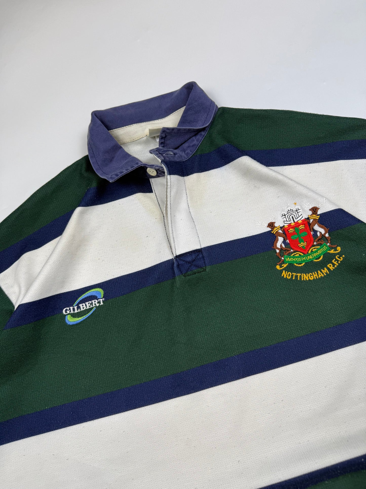 Vintage 2000s Nottingham RFC Gilbert rugby shirt (3XL)