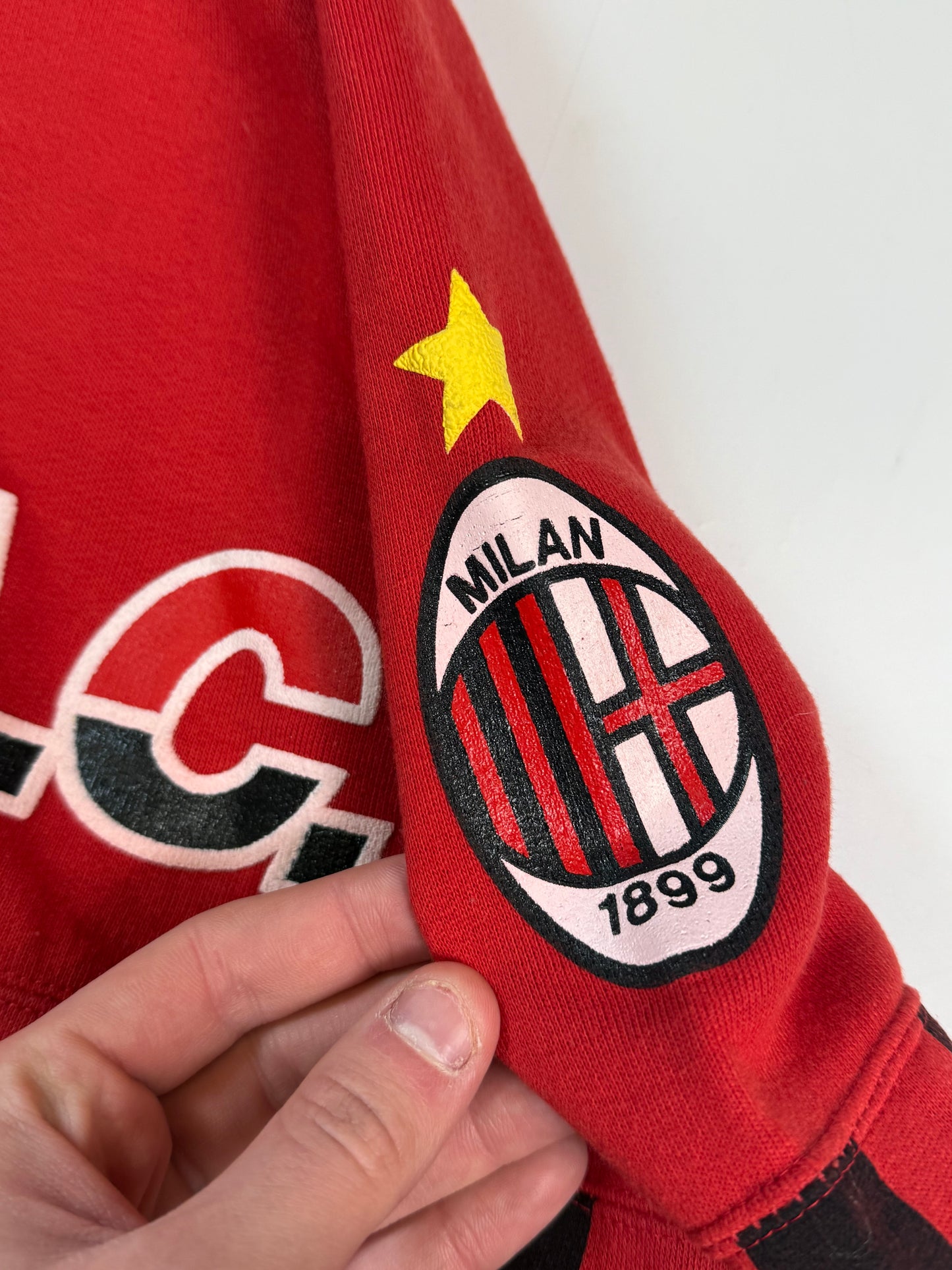 Vintage 1990/91 AC Milan spell out sweatshirt (L)