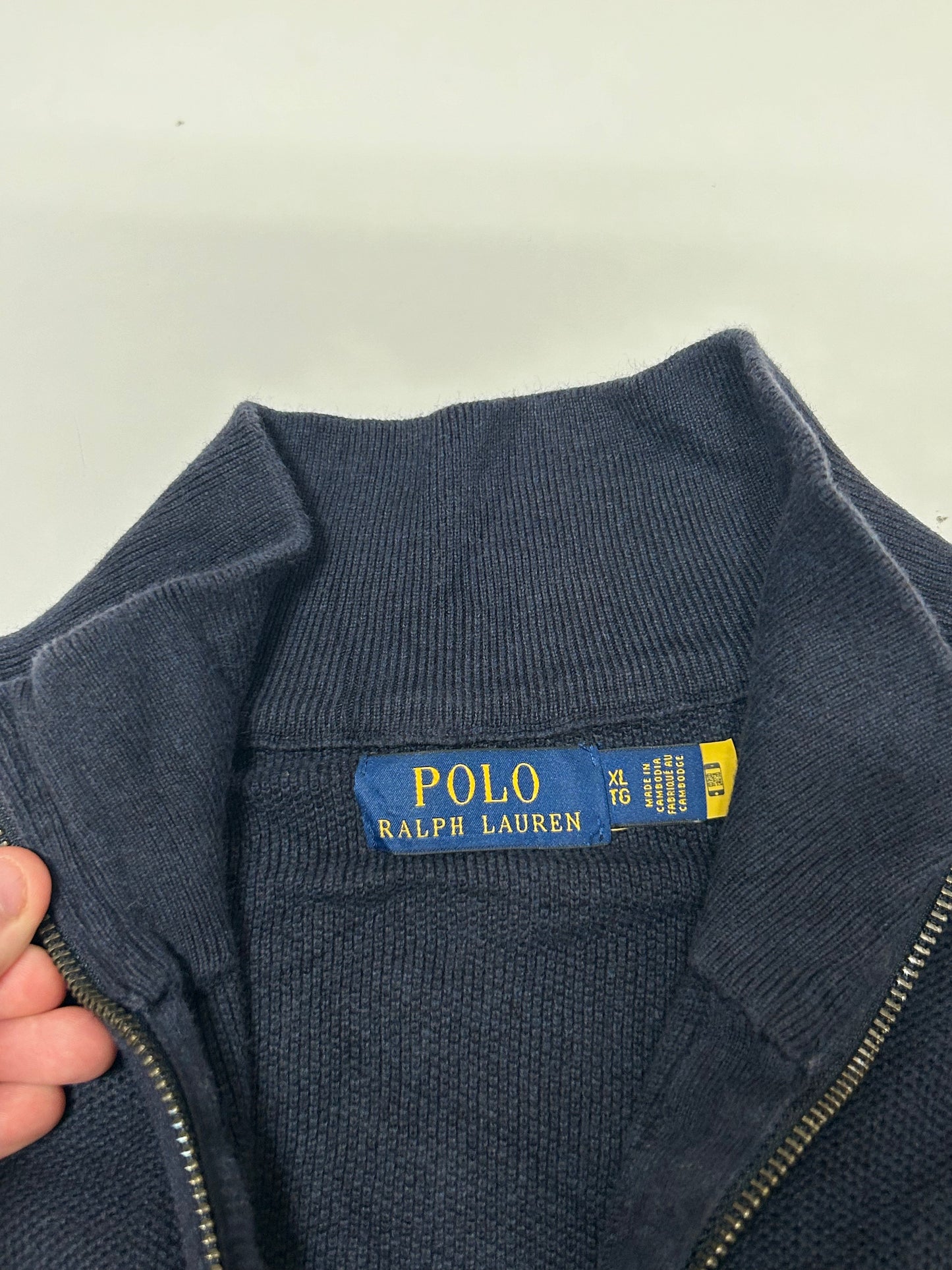 Ralph Lauren quarter zip sweatshirt (XL)