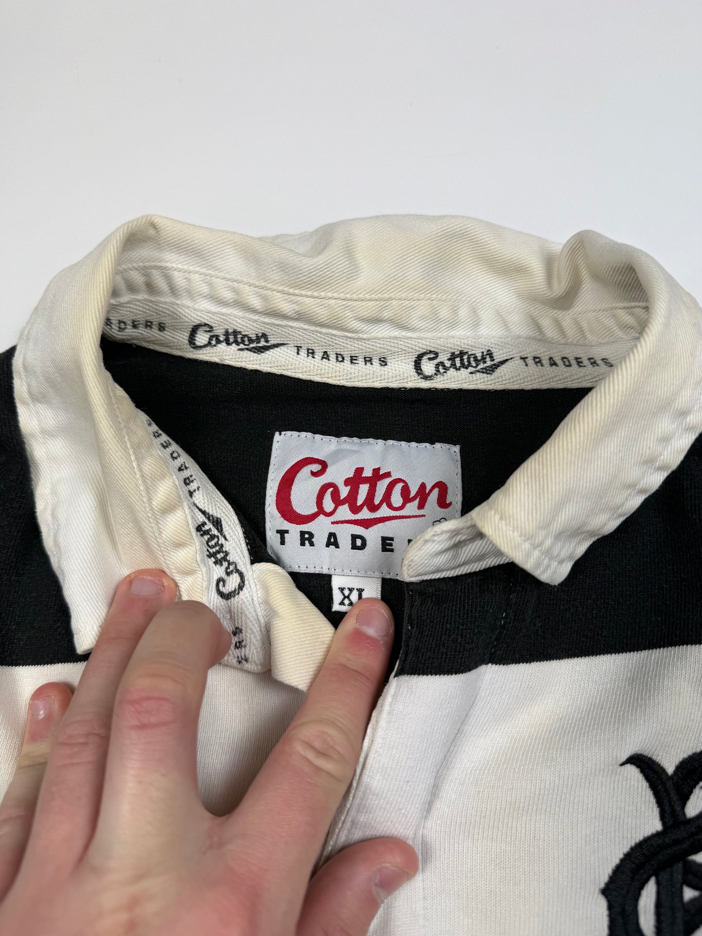 Vintage Barbarians 2000/01 Cotton Traders rugby shirt (XL)