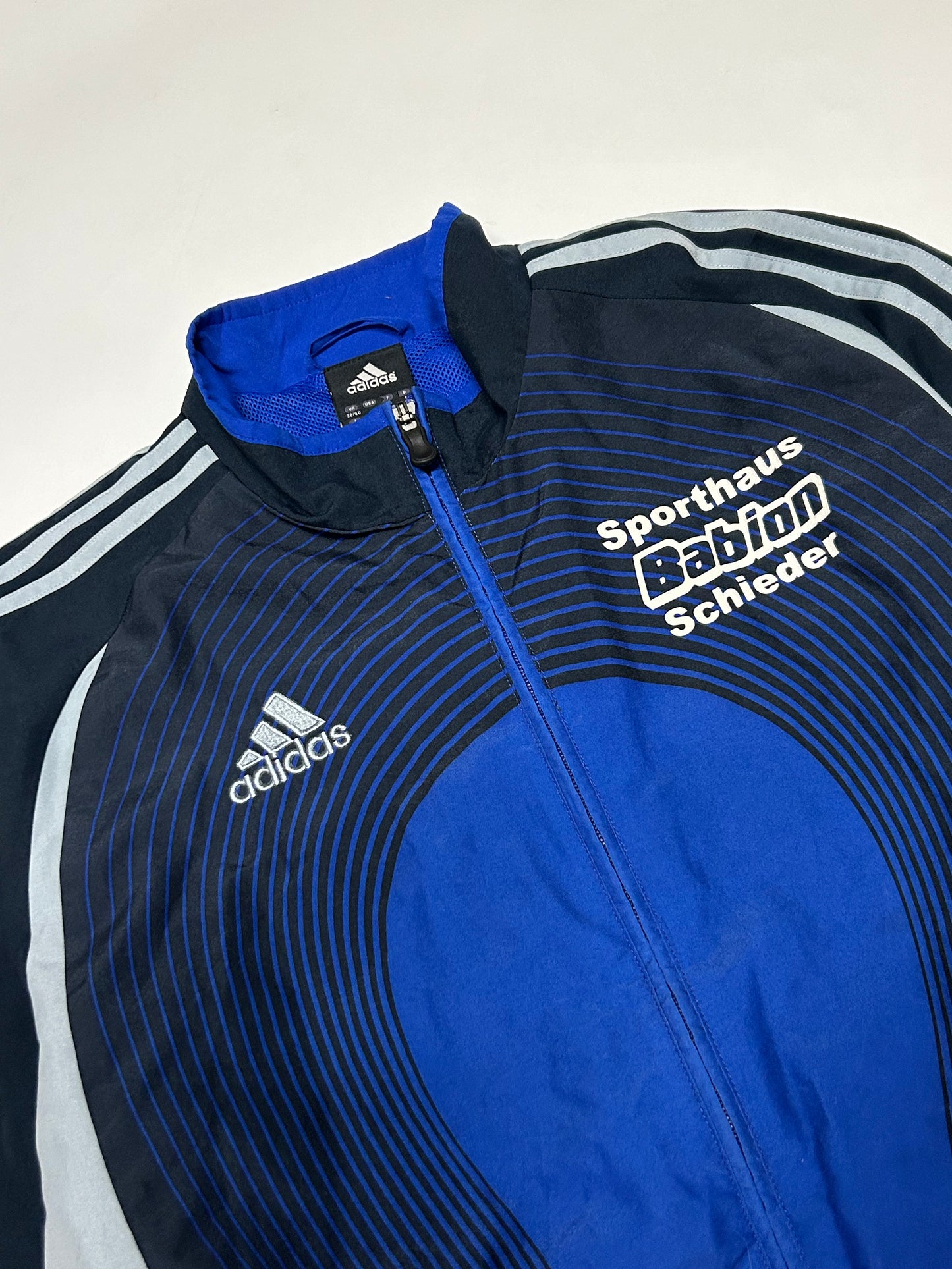 Vintage Adidas all over print track jacket (L)