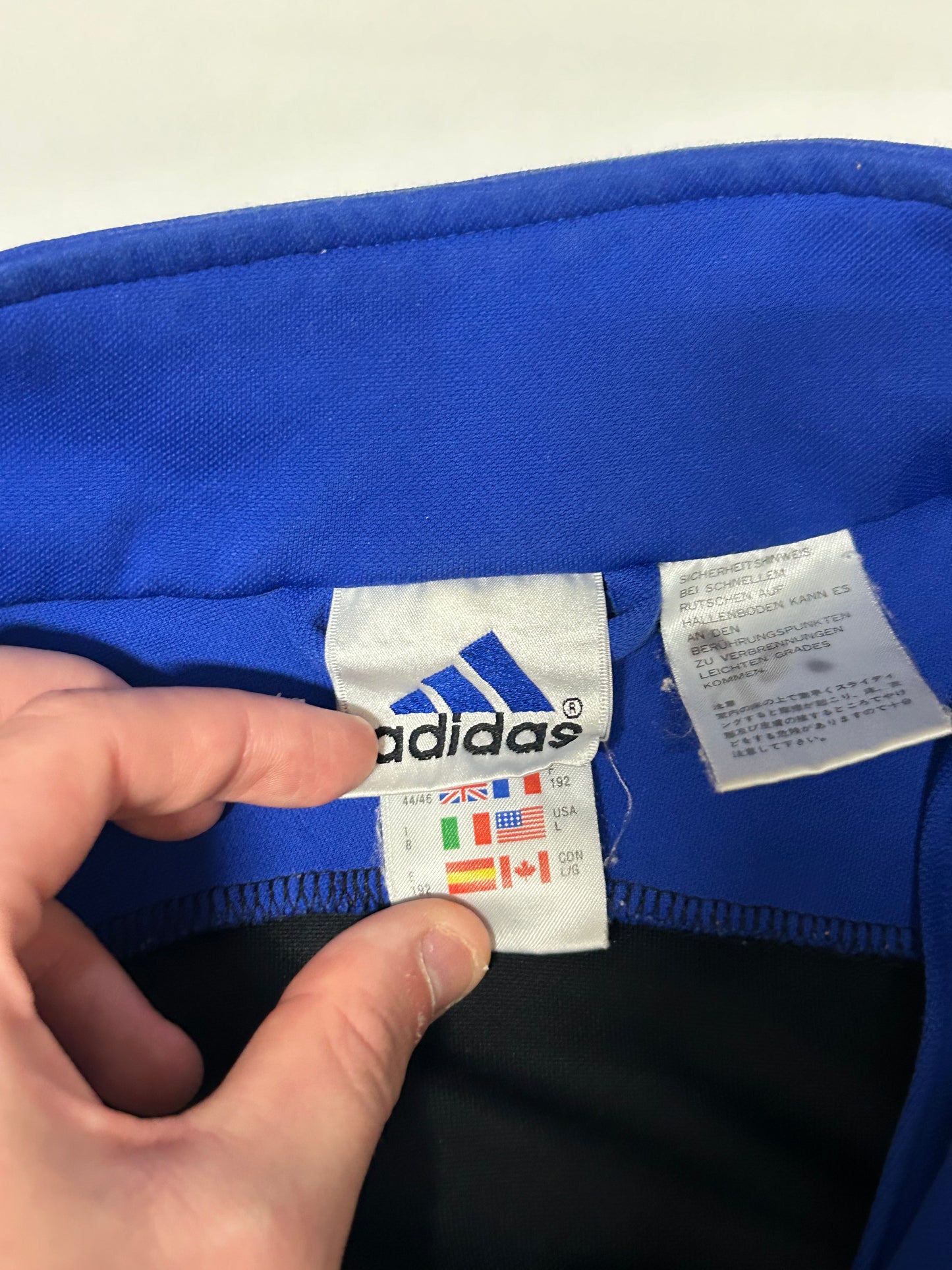 Vintage Adidas Spvgg Unterhaching football track jacket (L)