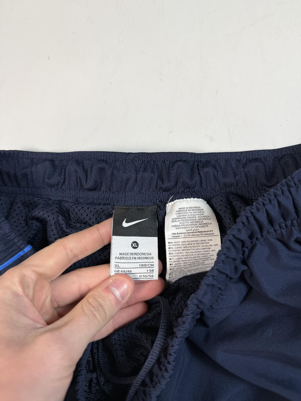 Vintage Nike baggy side stripe track pants (XL)