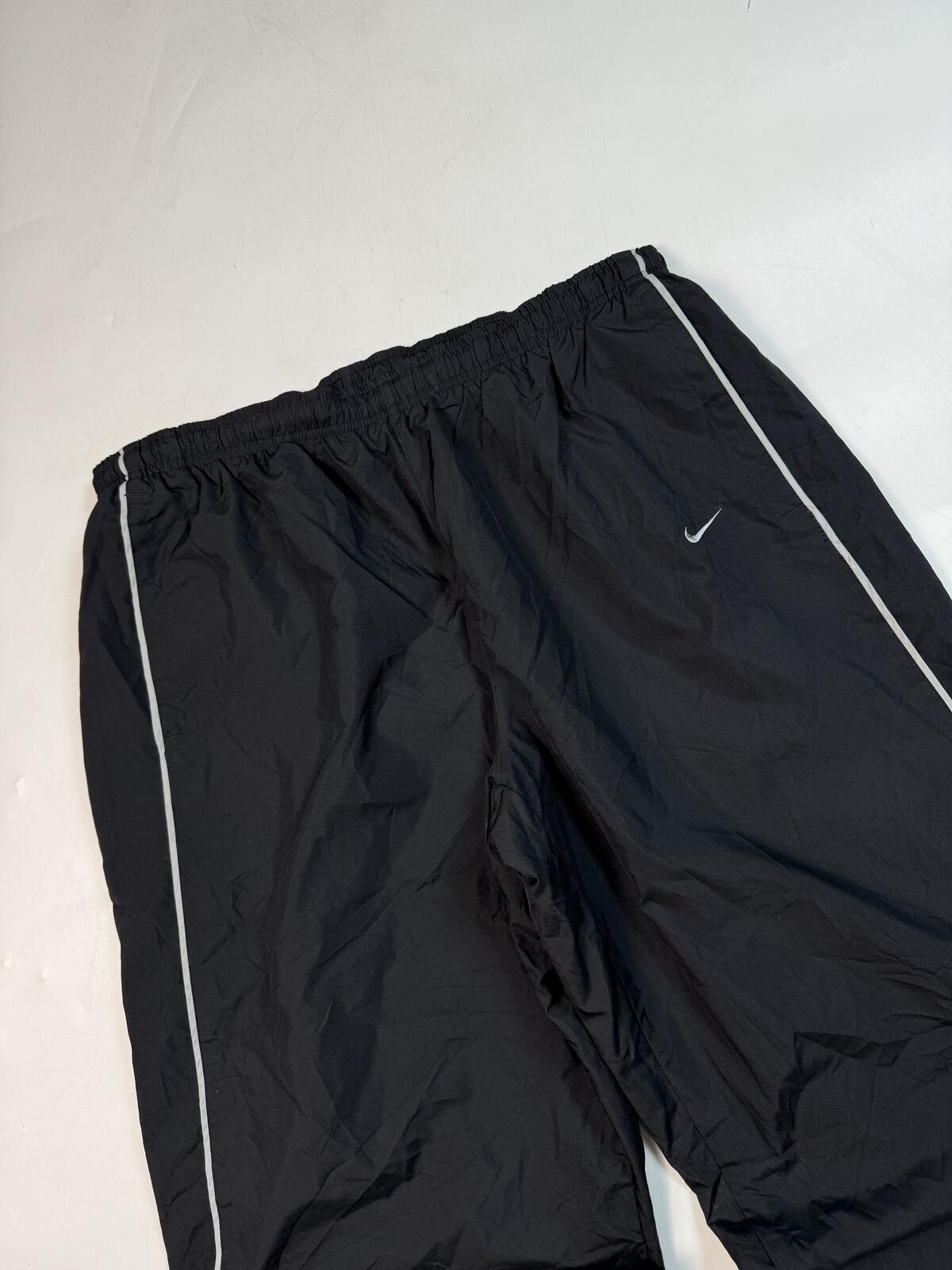 Vintage Nike baggy side stripe track pants (XL)