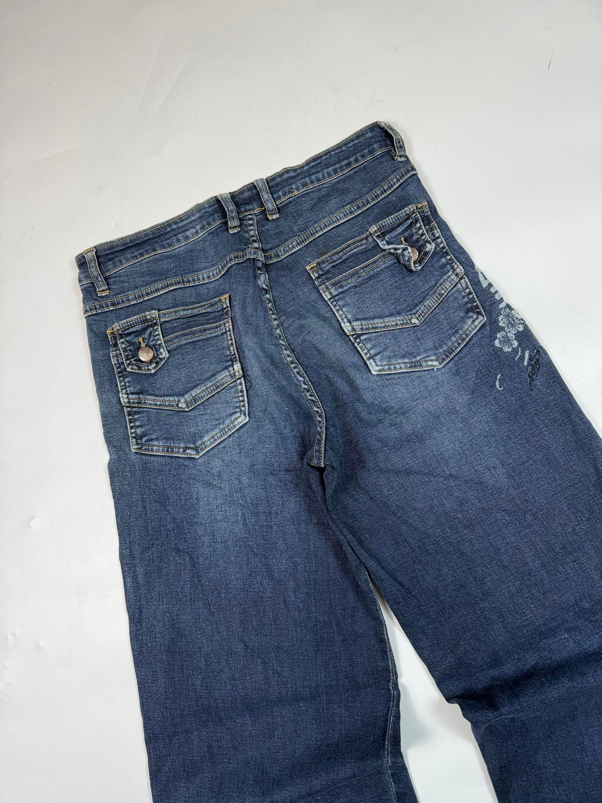 Vintage Y2K baggy hip hop Jeans (W32)