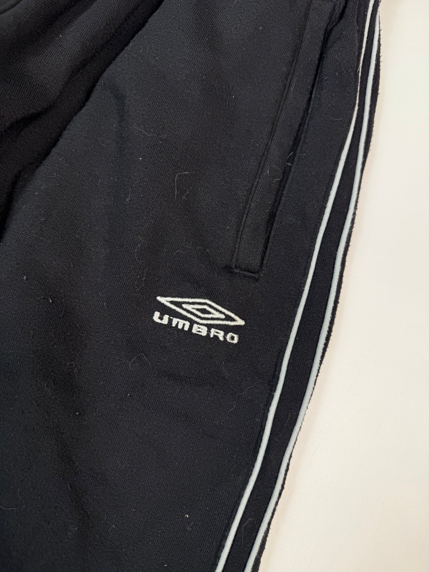 Vintage Umbro side stripe baggy joggers (S)