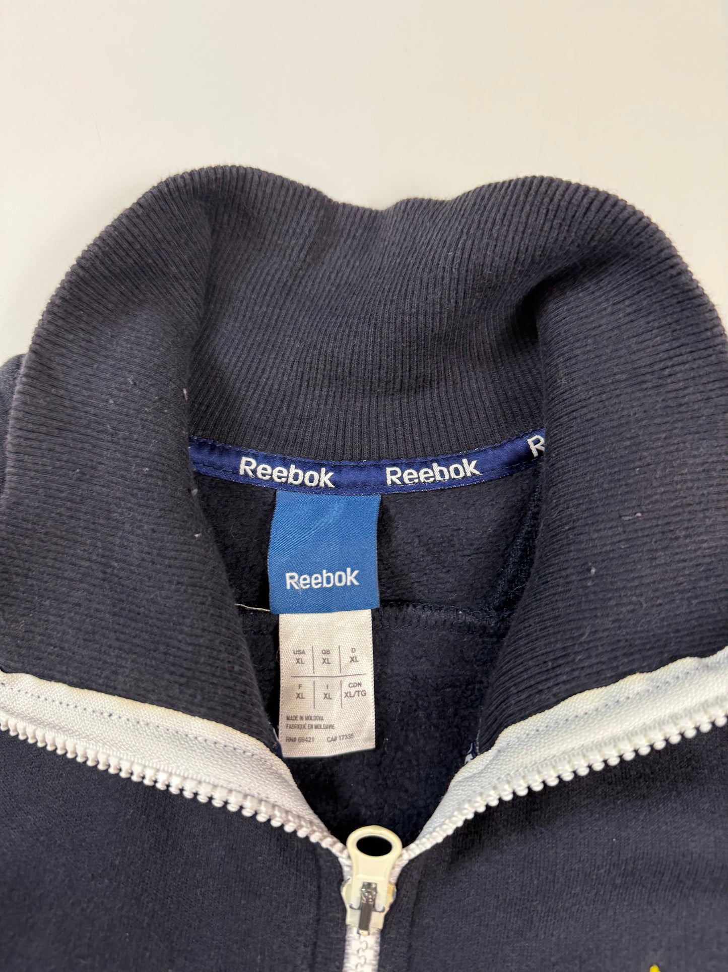 Reebok x Armani Jeans spell out track top (XL)