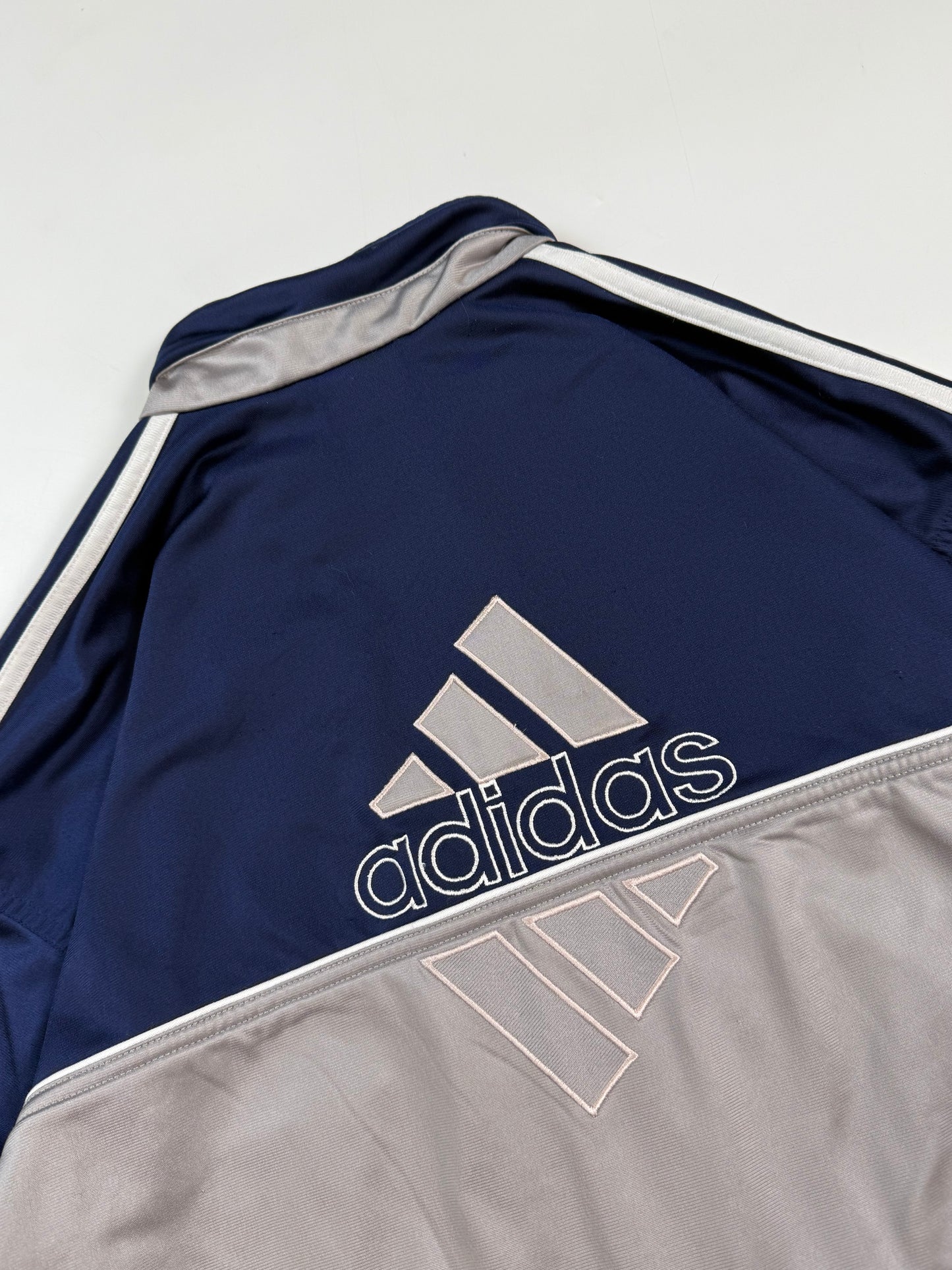 Vintage Adidas colour block track jacket (L)