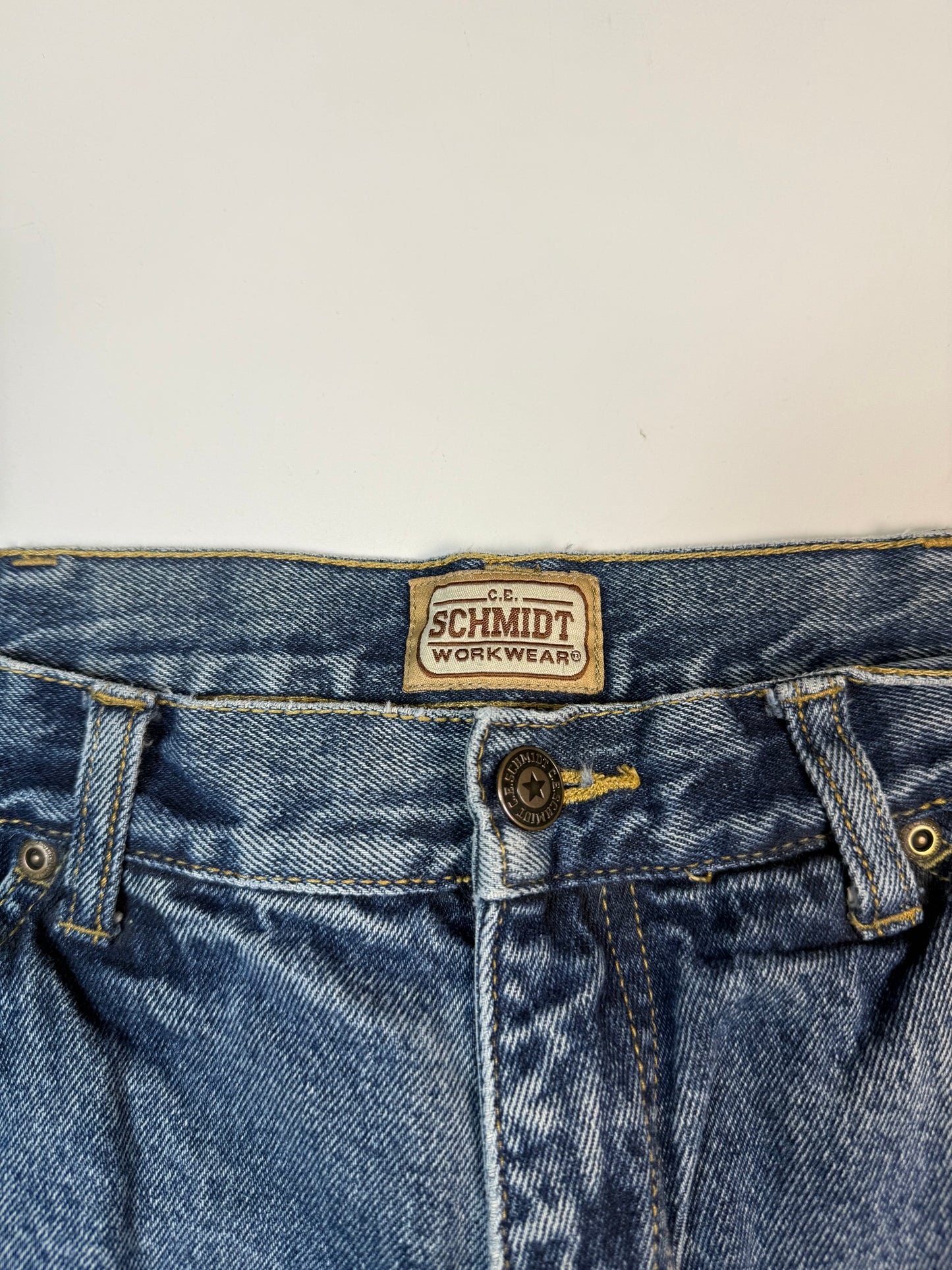 Baggy fit fleece lined carpenter jeans (W34)