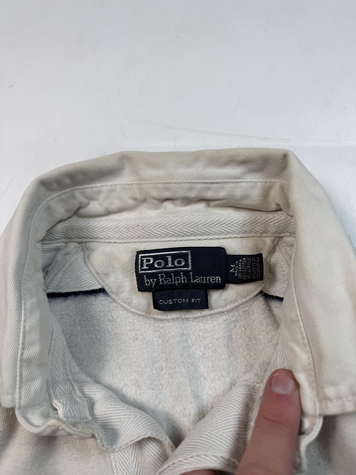 Vintage Polo Ralph Lauren striped rugby polo (M)