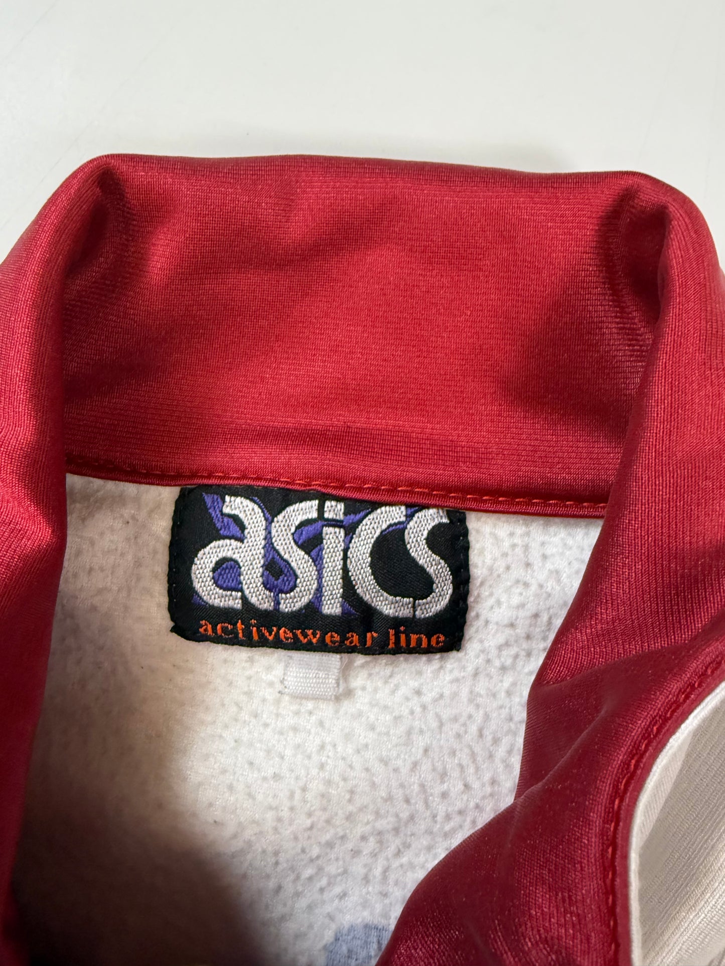 Vintage 90s Asics colour block track jacket (L)