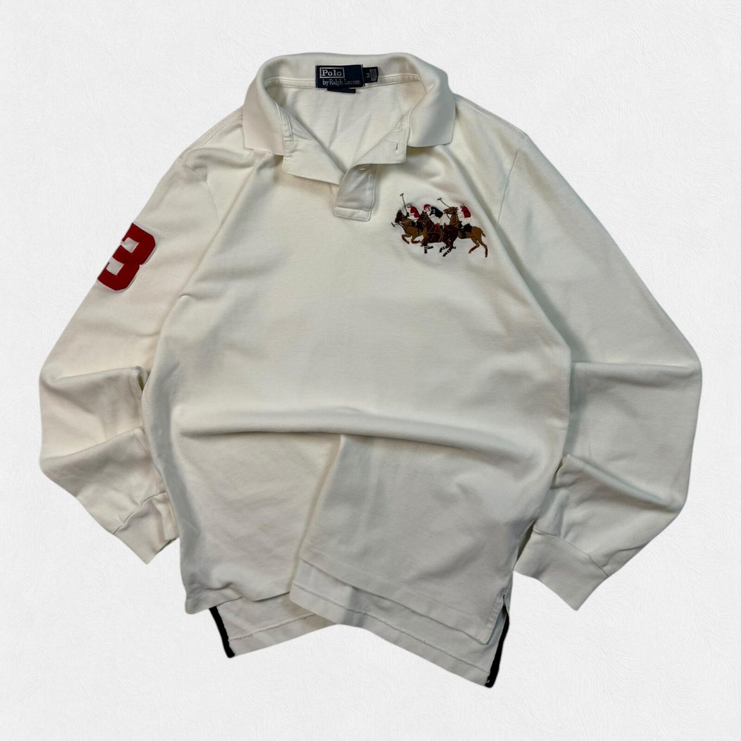 Vintage Polo Ralph Lauren long sleeve polo shirt (M)