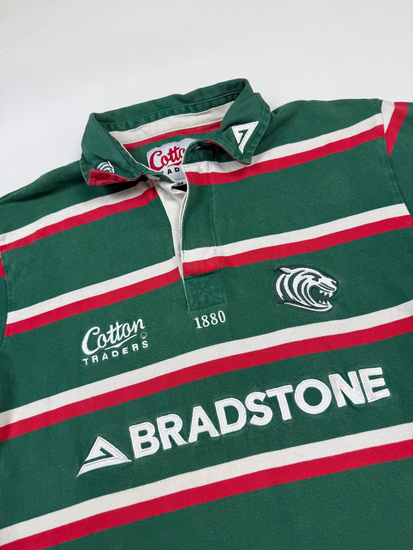 Vintage Leicester Tigers 2005-07 Cotton Traders rugby union shirt (M)