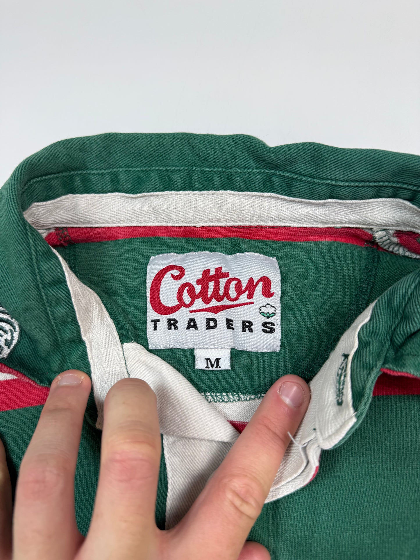 Vintage Leicester Tigers 2005-07 Cotton Traders rugby union shirt (M)