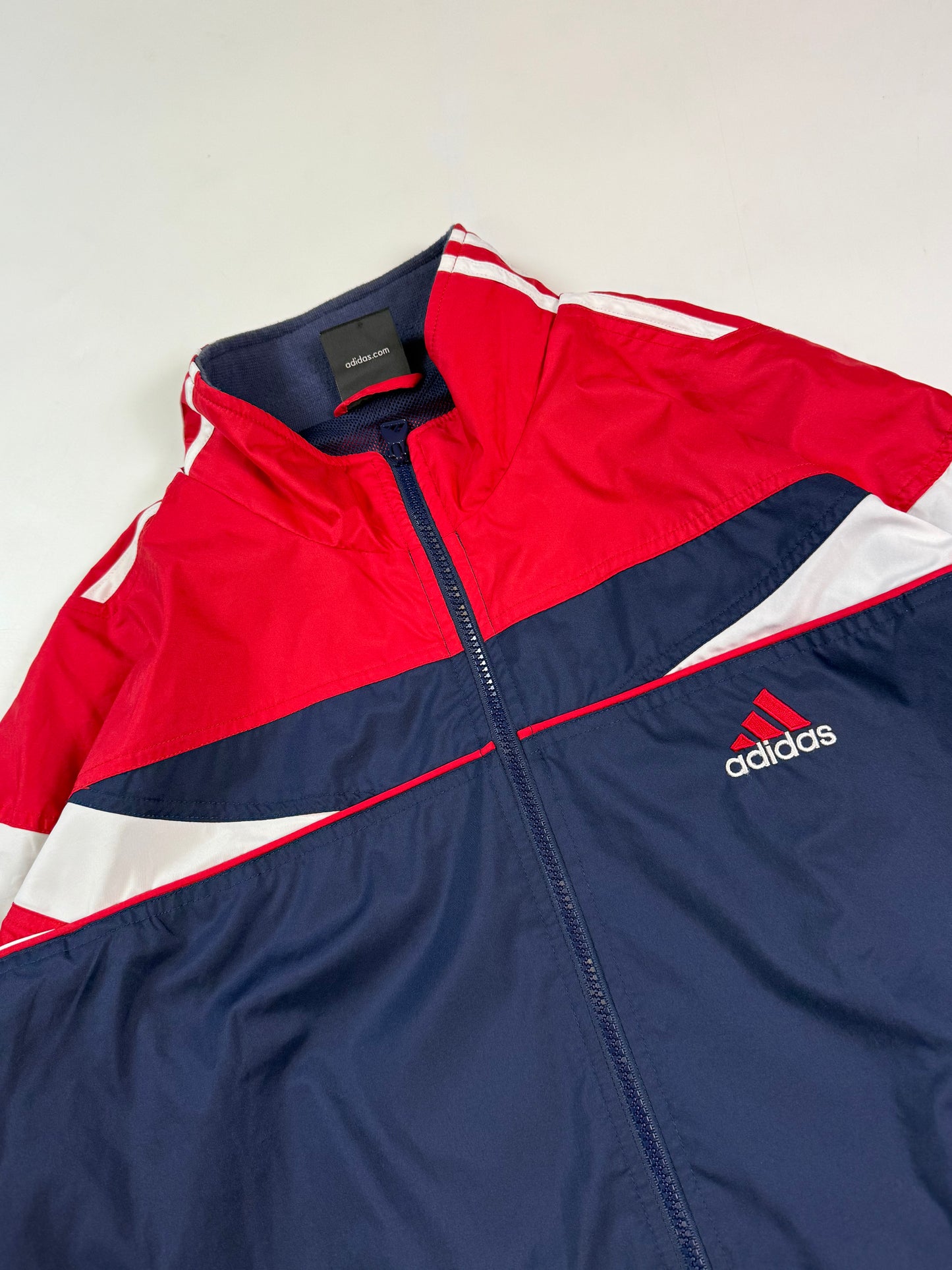 Vintage Adidas colour block track jacket (XL)