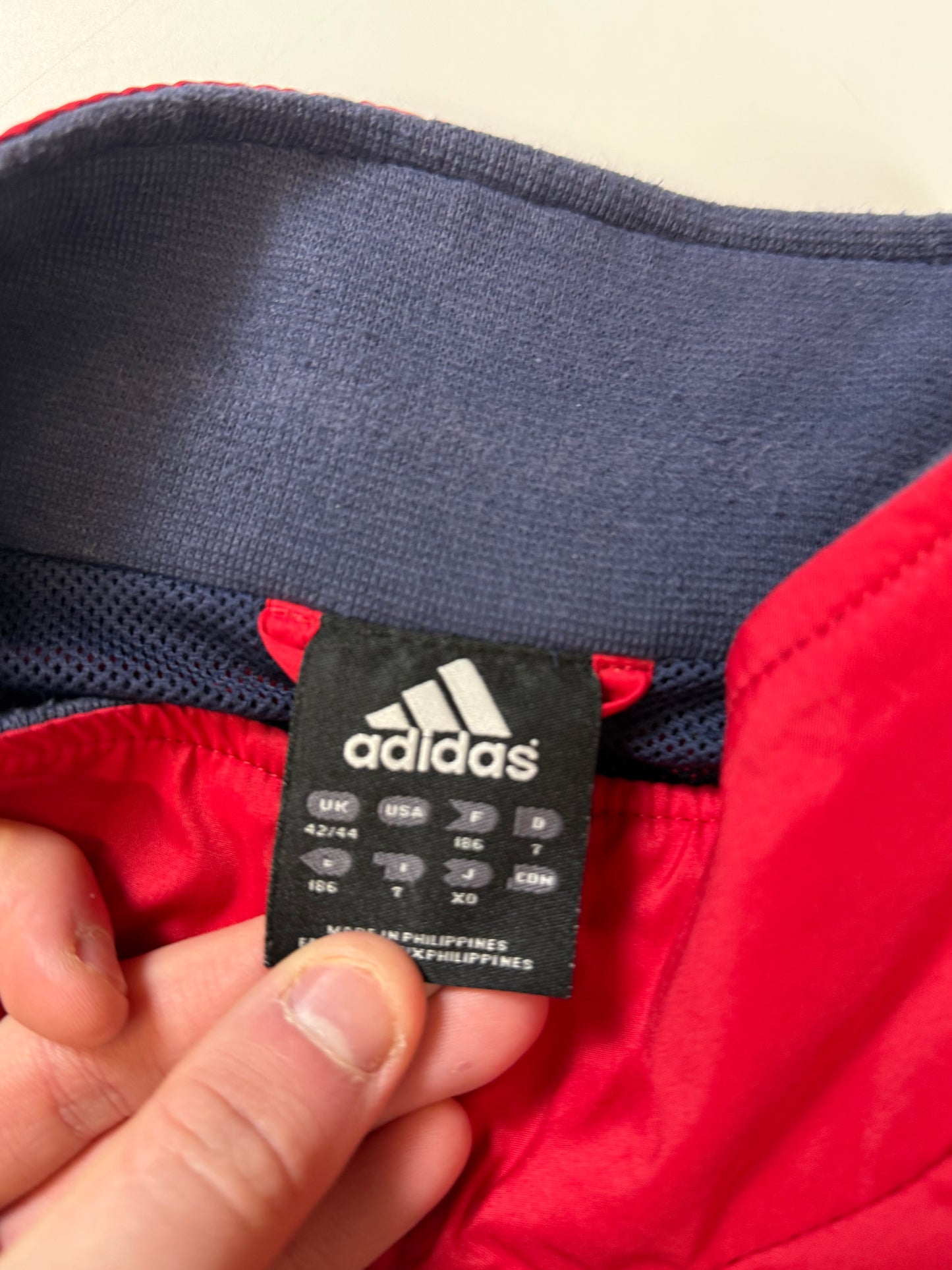 Vintage Adidas colour block track jacket (XL)