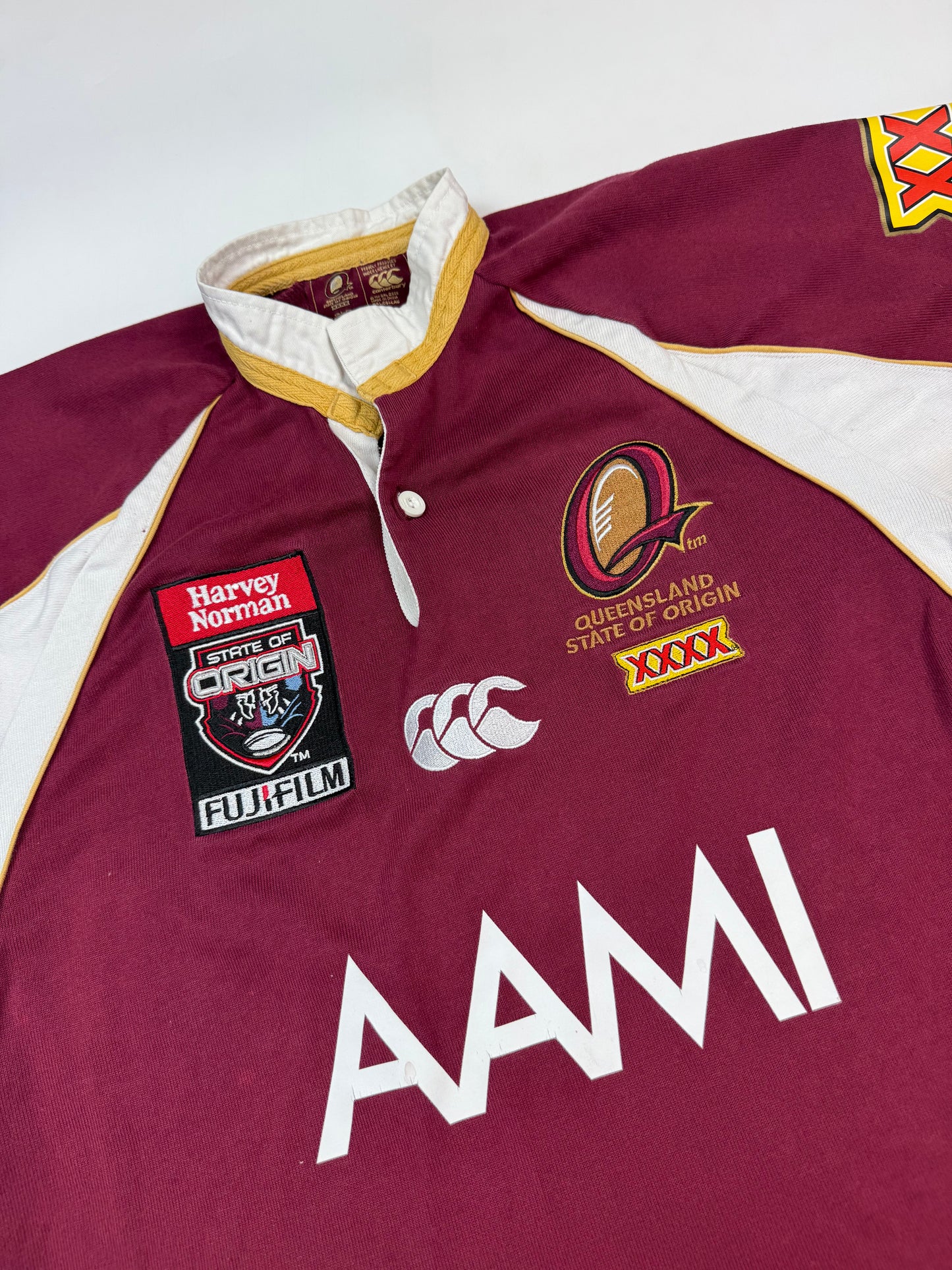 Vintage Queensland Maroons State of Origin 2007 rugby league shirt (S)