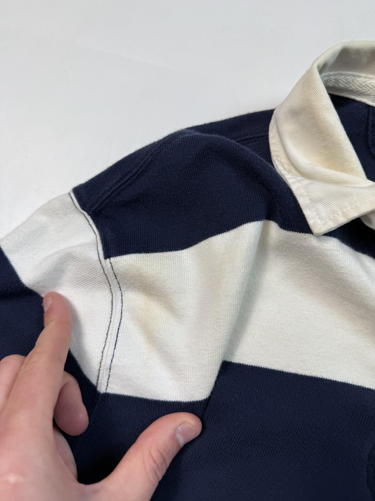 Vintage Polo Ralph Lauren striped rugby polo (XXL)