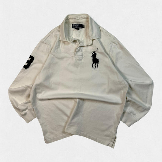 Vintage Polo Ralph Lauren big pony rugby polo (S)