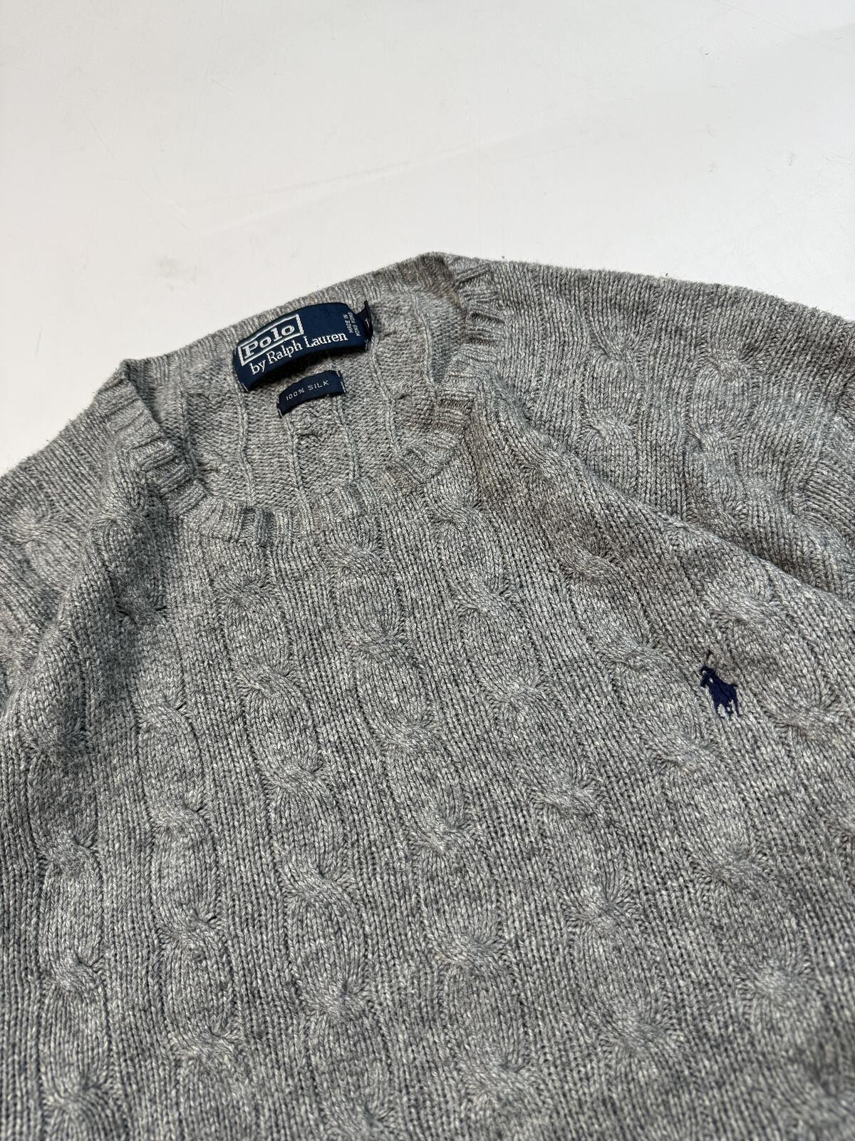 Vintage Polo Ralph Lauren cable knit sweater (L)