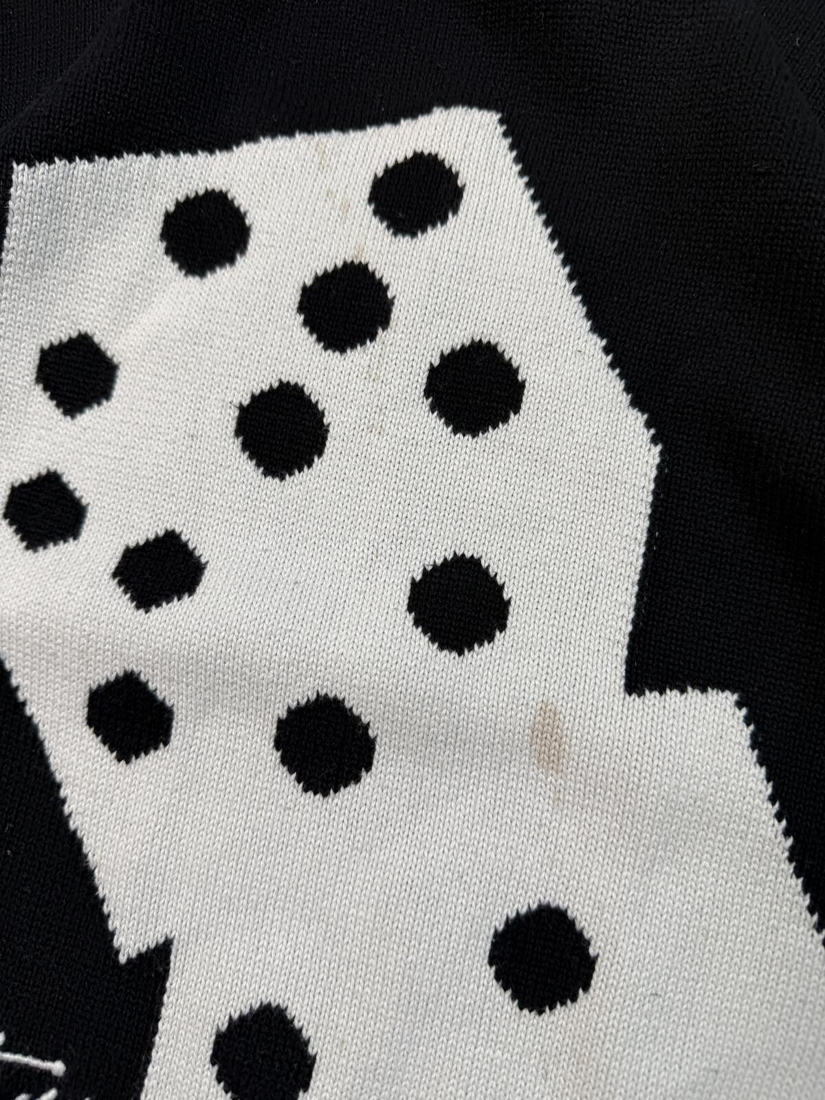 Stussy dice knit crew sweater (L)