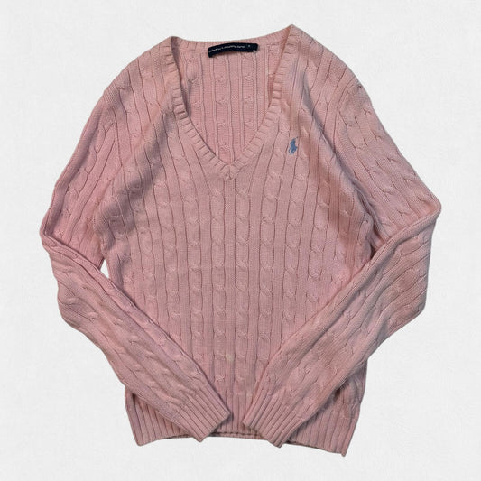 Vintage Polo Ralph Lauren cable knit sweater (M)