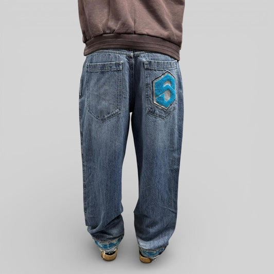Vintage Y2K baggy hip hop Jeans (W34)