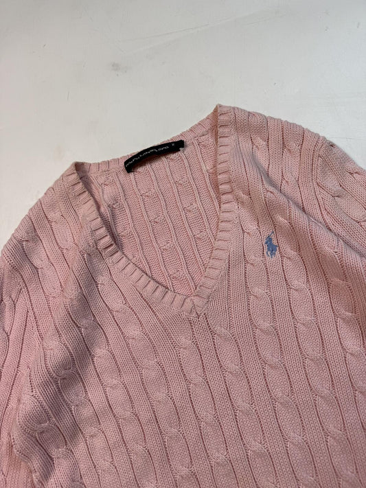 Vintage Polo Ralph Lauren cable knit sweater (M)