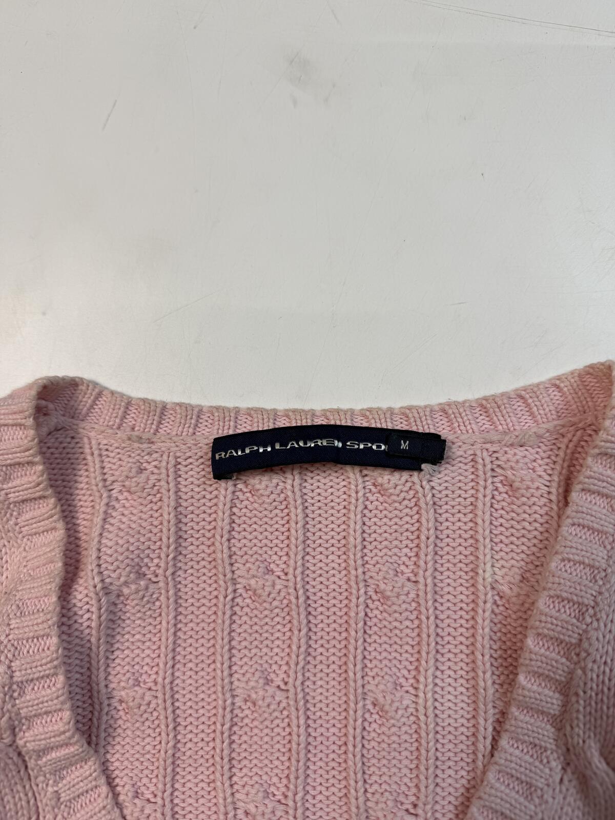 Vintage Polo Ralph Lauren cable knit sweater (M)