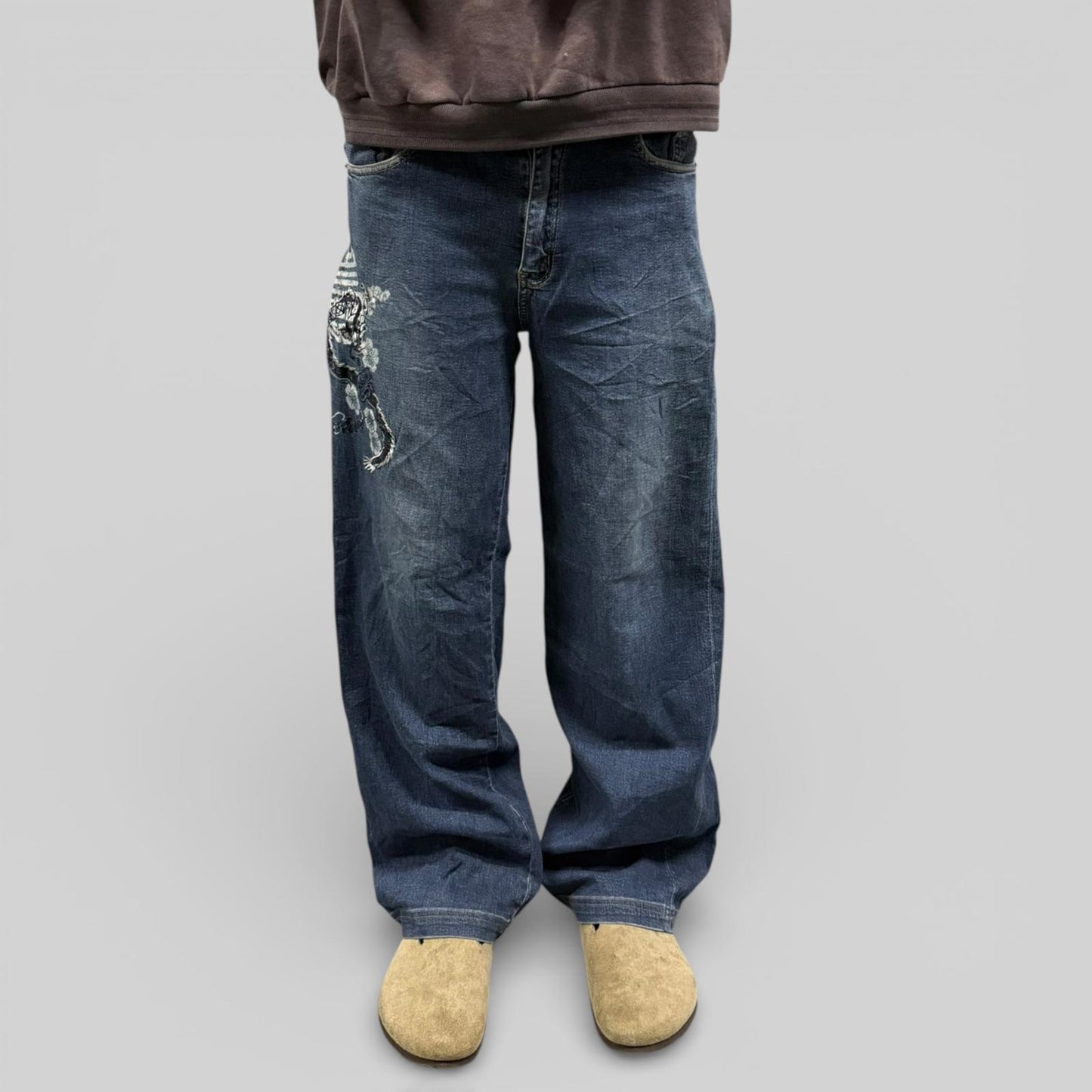 Vintage Y2K baggy hip hop Jeans (W32)