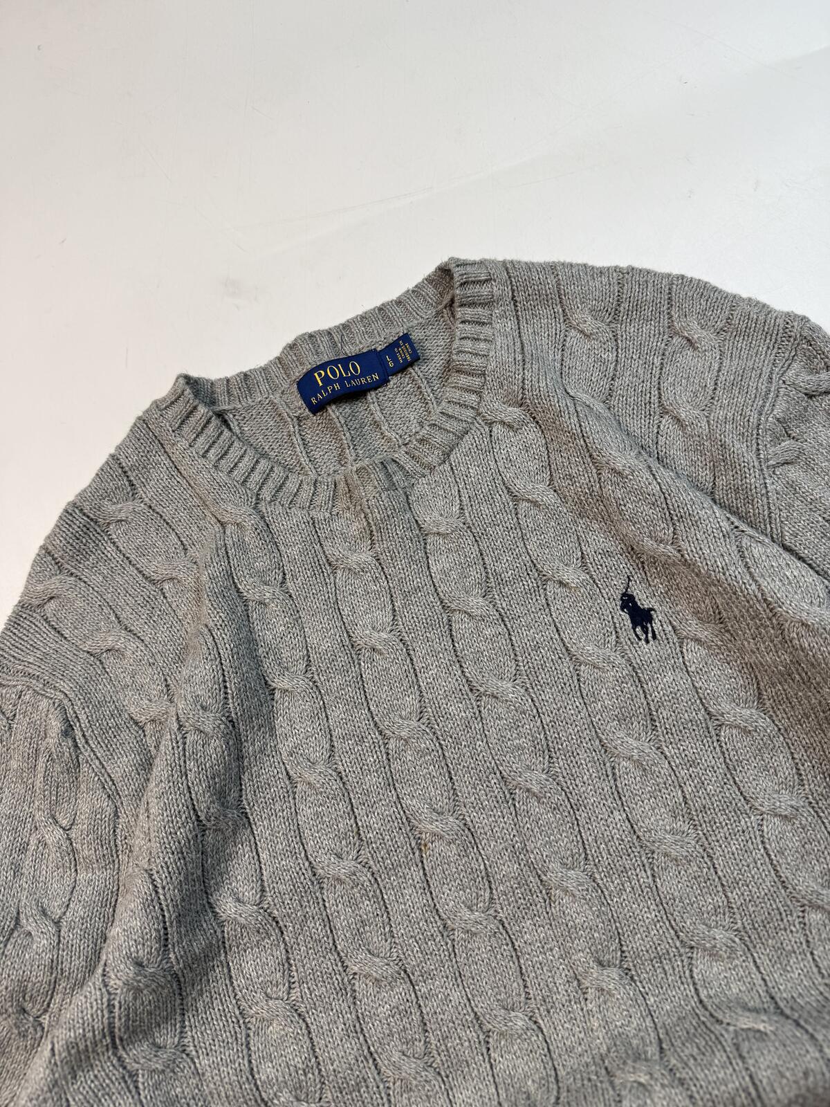 Polo Ralph Lauren cable knit sweater (L)