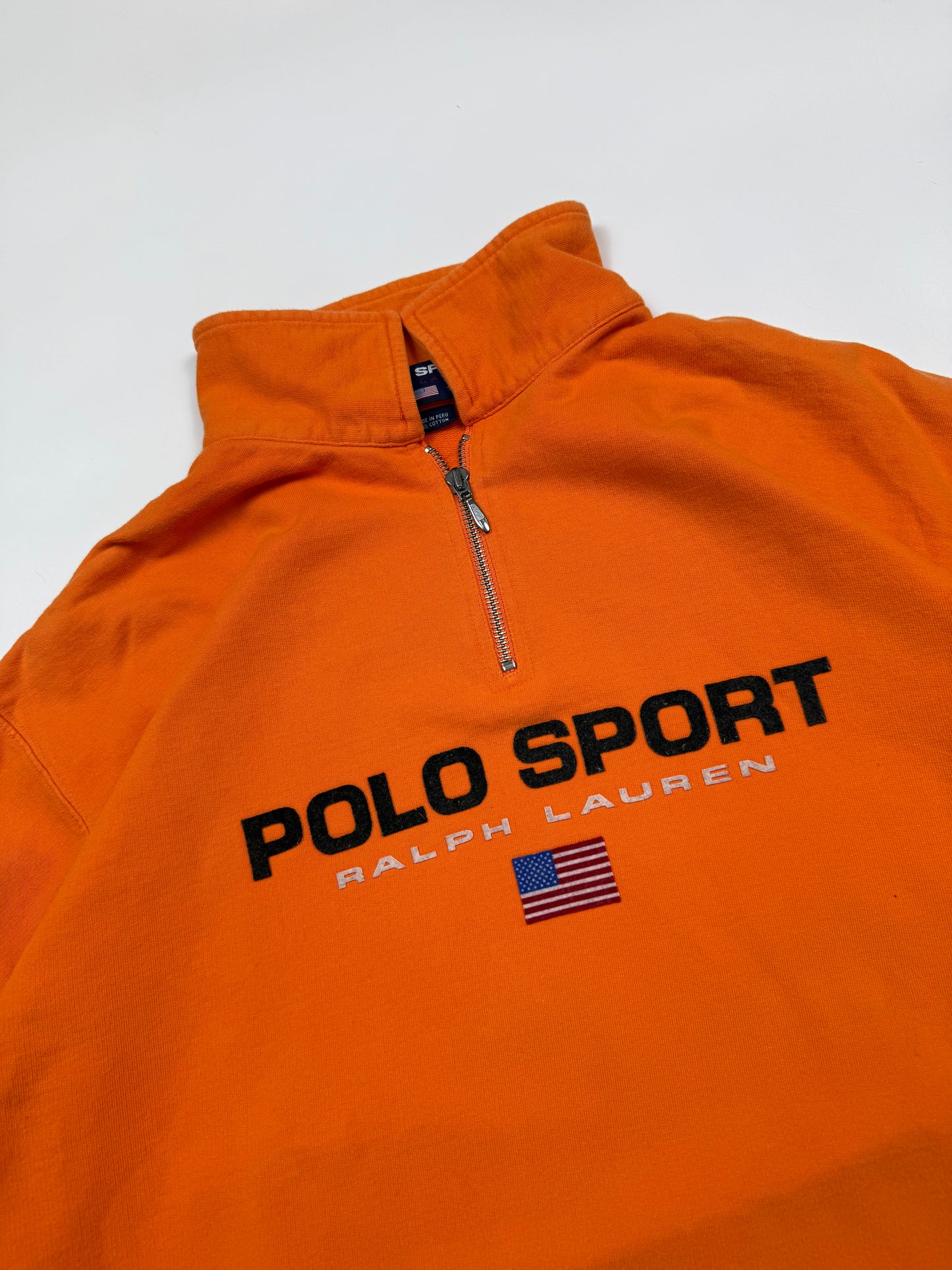 Vintage Ralph Lauren Polo sport quarter zip sweatshirt (L)