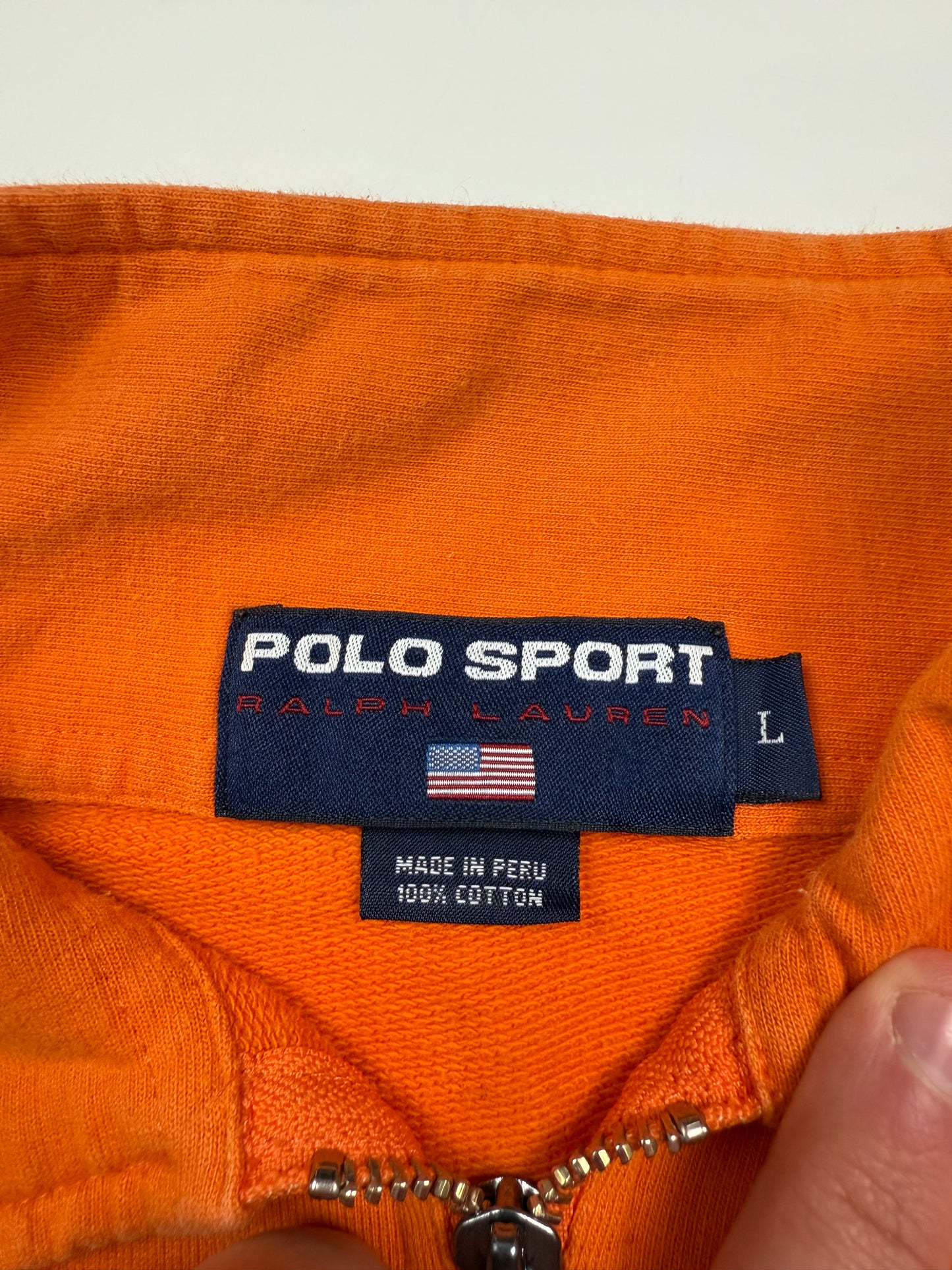 Vintage Ralph Lauren Polo sport quarter zip sweatshirt (L)