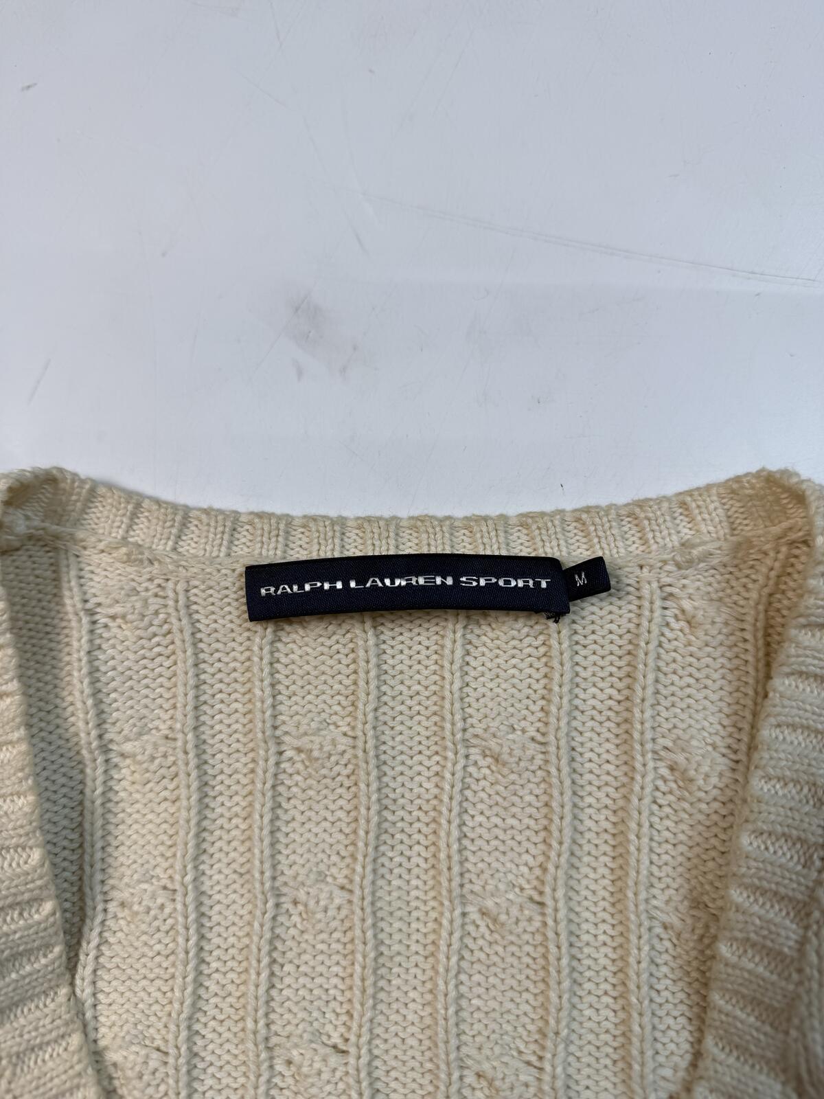 Vintage Polo Ralph Lauren cable knit sweater (M)